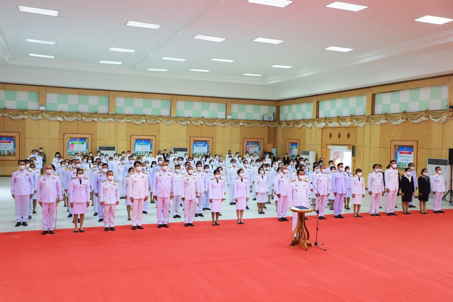 พช.ยโสธร ร่วมงานรัฐพิธีถวายราชสักการะพ่อขุนรามคำแหงมหาราช จังหวัดยโสธร