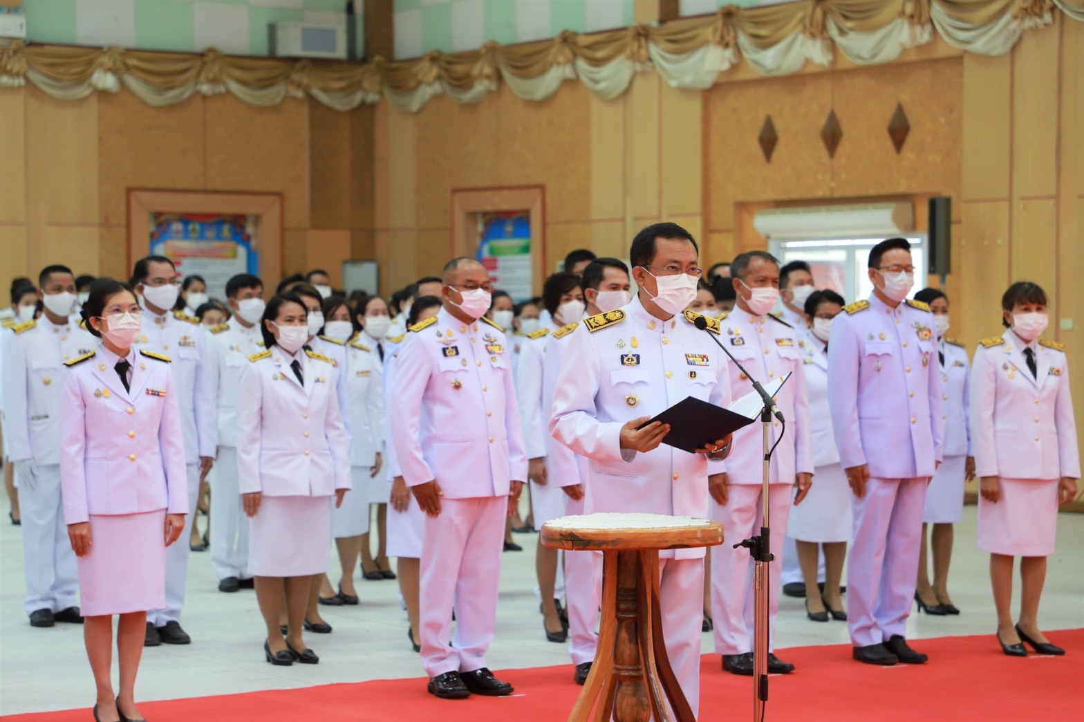 พช.ยโสธร ร่วมงานรัฐพิธีถวายราชสักการะพ่อขุนรามคำแหงมหาราช จังหวัดยโสธร
