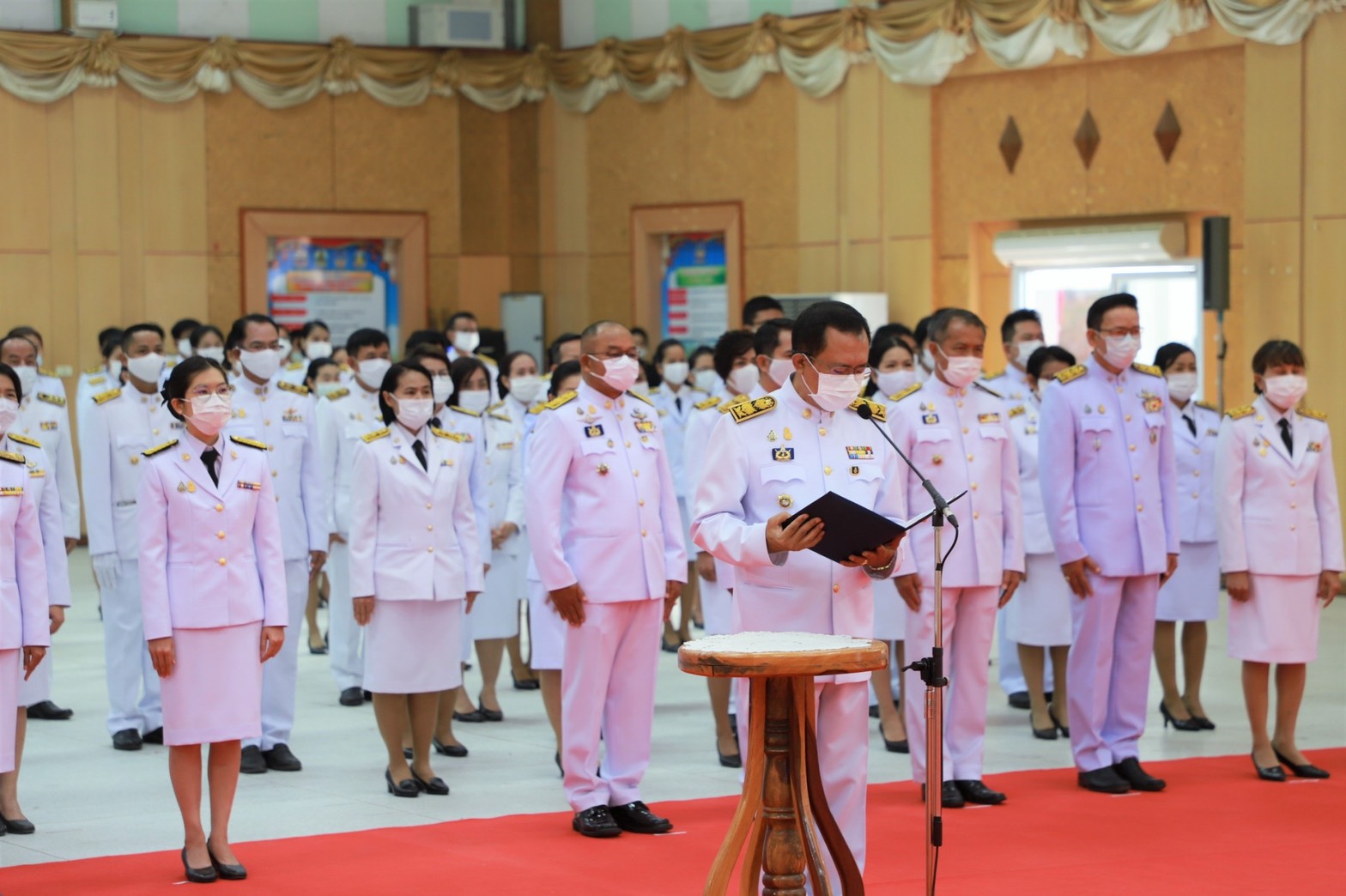 พช.ยโสธร ร่วมงานรัฐพิธีถวายราชสักการะพ่อขุนรามคำแหงมหาราช จังหวัดยโสธร