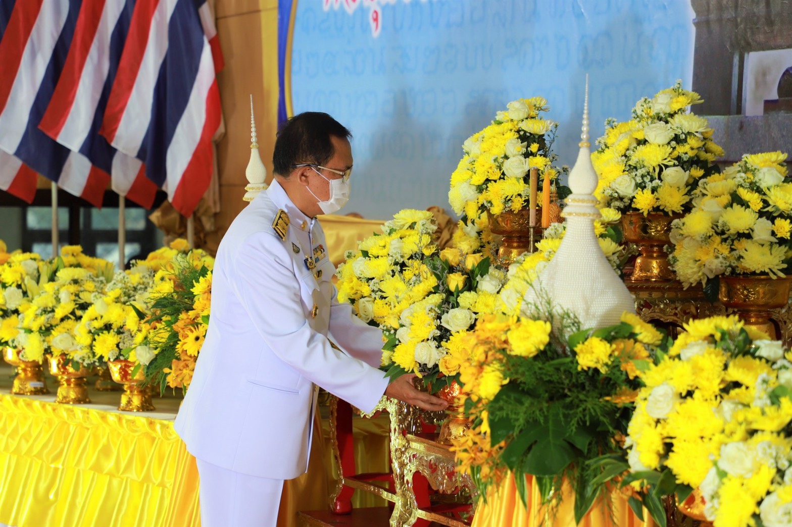 พช.ยโสธร ร่วมงานรัฐพิธีถวายราชสักการะพ่อขุนรามคำแหงมหาราช จังหวัดยโสธร