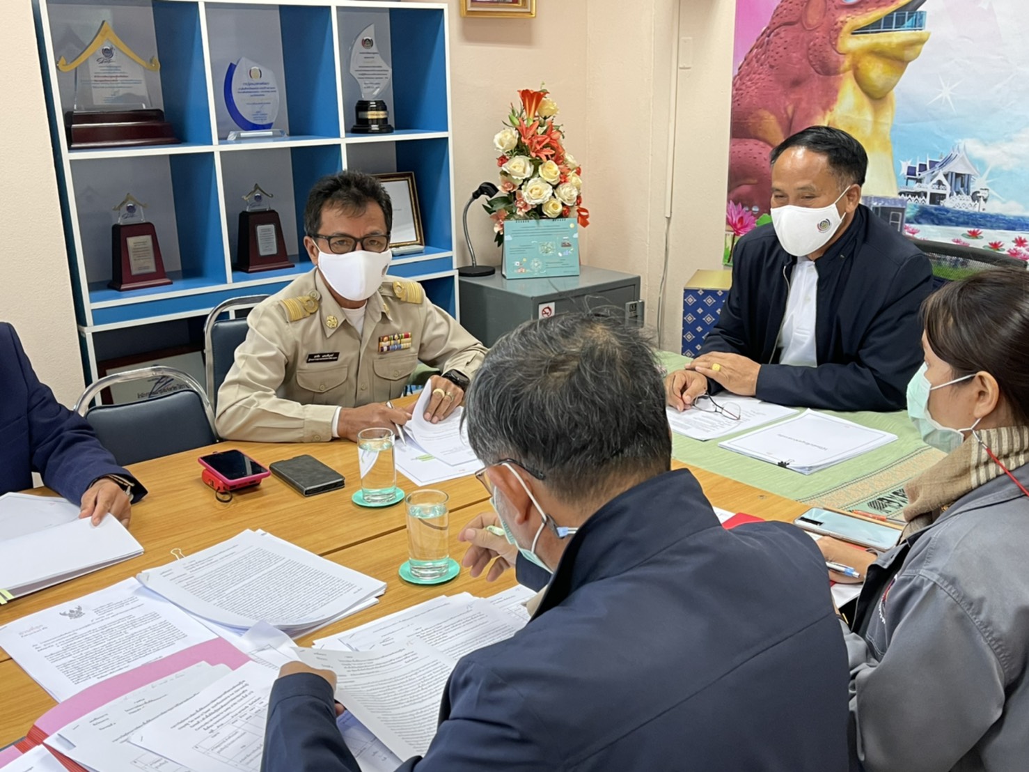 พช.ยโสธร ประชุมคณะกรรมการบริหารงานบุคคล สำนักงานพัฒนาชุมชนจังหวัดยโสธร ครั้งที่ 1/2564