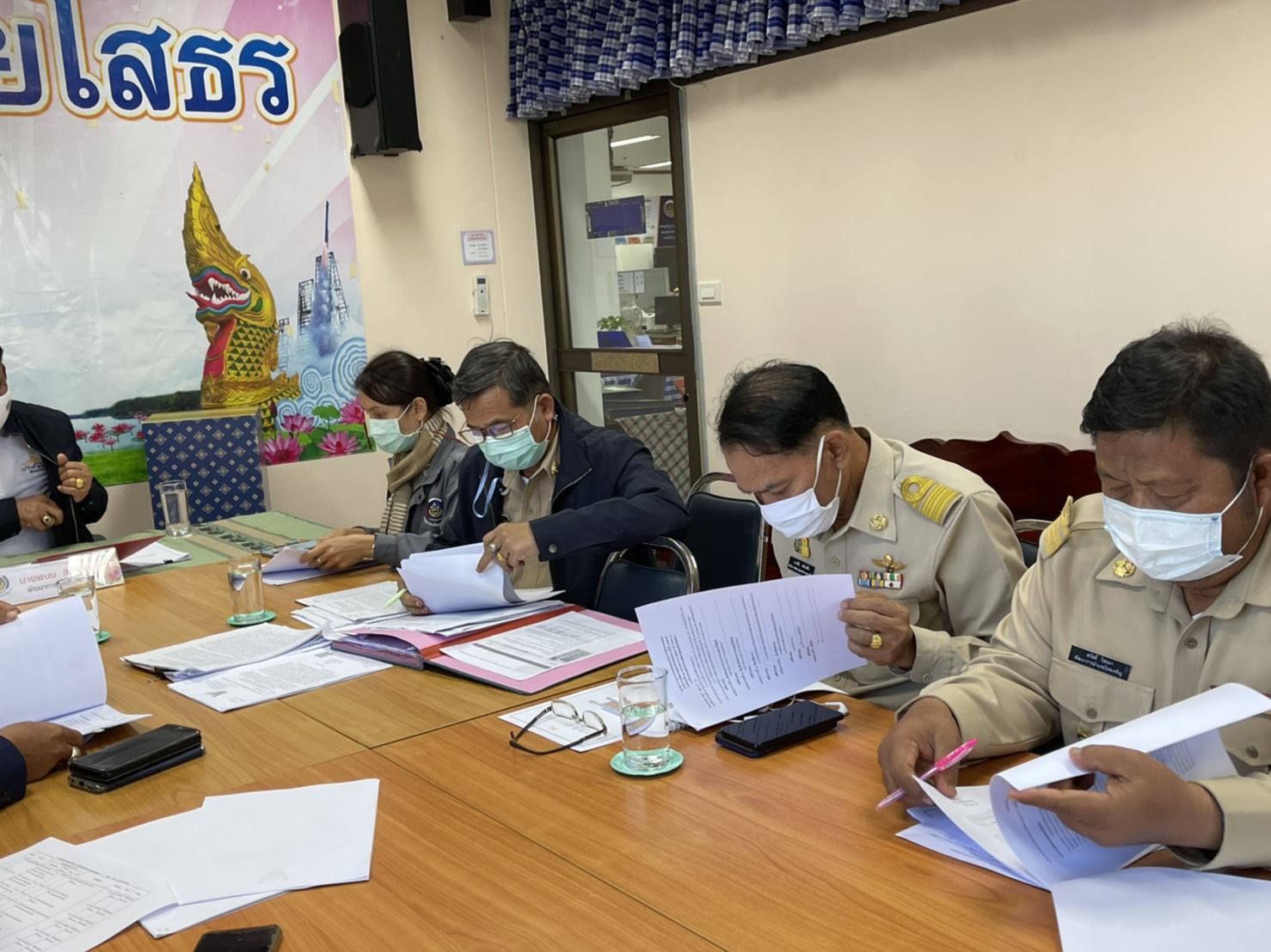 พช.ยโสธร ประชุมคณะกรรมการบริหารงานบุคคล สำนักงานพัฒนาชุมชนจังหวัดยโสธร ครั้งที่ 1/2564