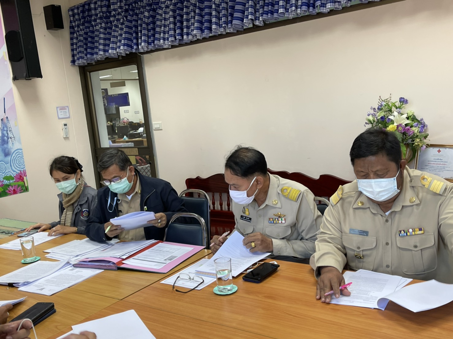 พช.ยโสธร ประชุมคณะกรรมการบริหารงานบุคคล สำนักงานพัฒนาชุมชนจังหวัดยโสธร ครั้งที่ 1/2564