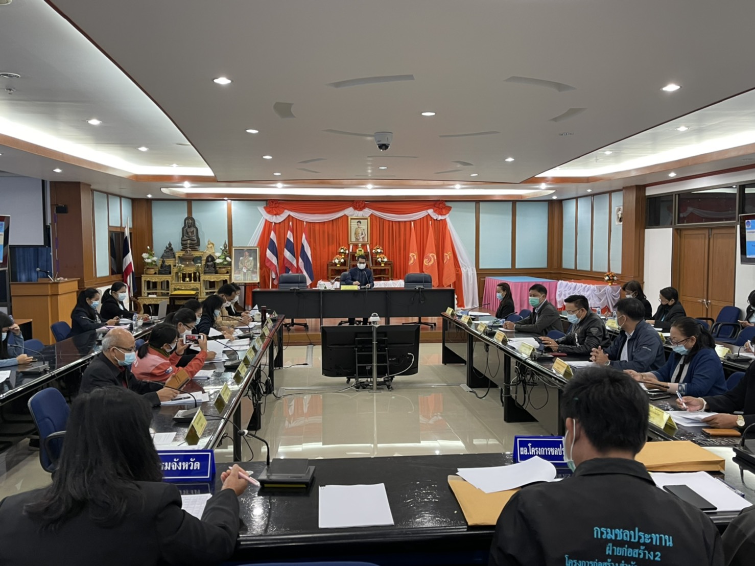 พช.ยโสธร ร่วมประชุมและชี้แจงผลการเร่งรัดติดตาม การใช้จ่ายเงินงบประมาณรายจ่าย ปี 2564