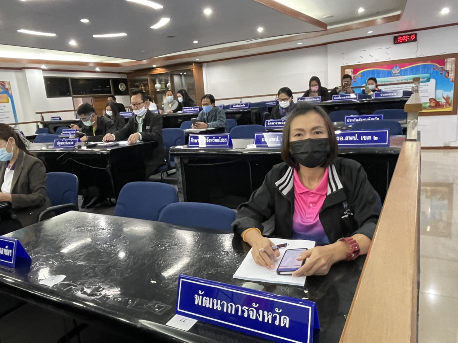 พช.ยโสธร ร่วมประชุมและชี้แจงผลการเร่งรัดติดตาม การใช้จ่ายเงินงบประมาณรายจ่าย ปี 2564