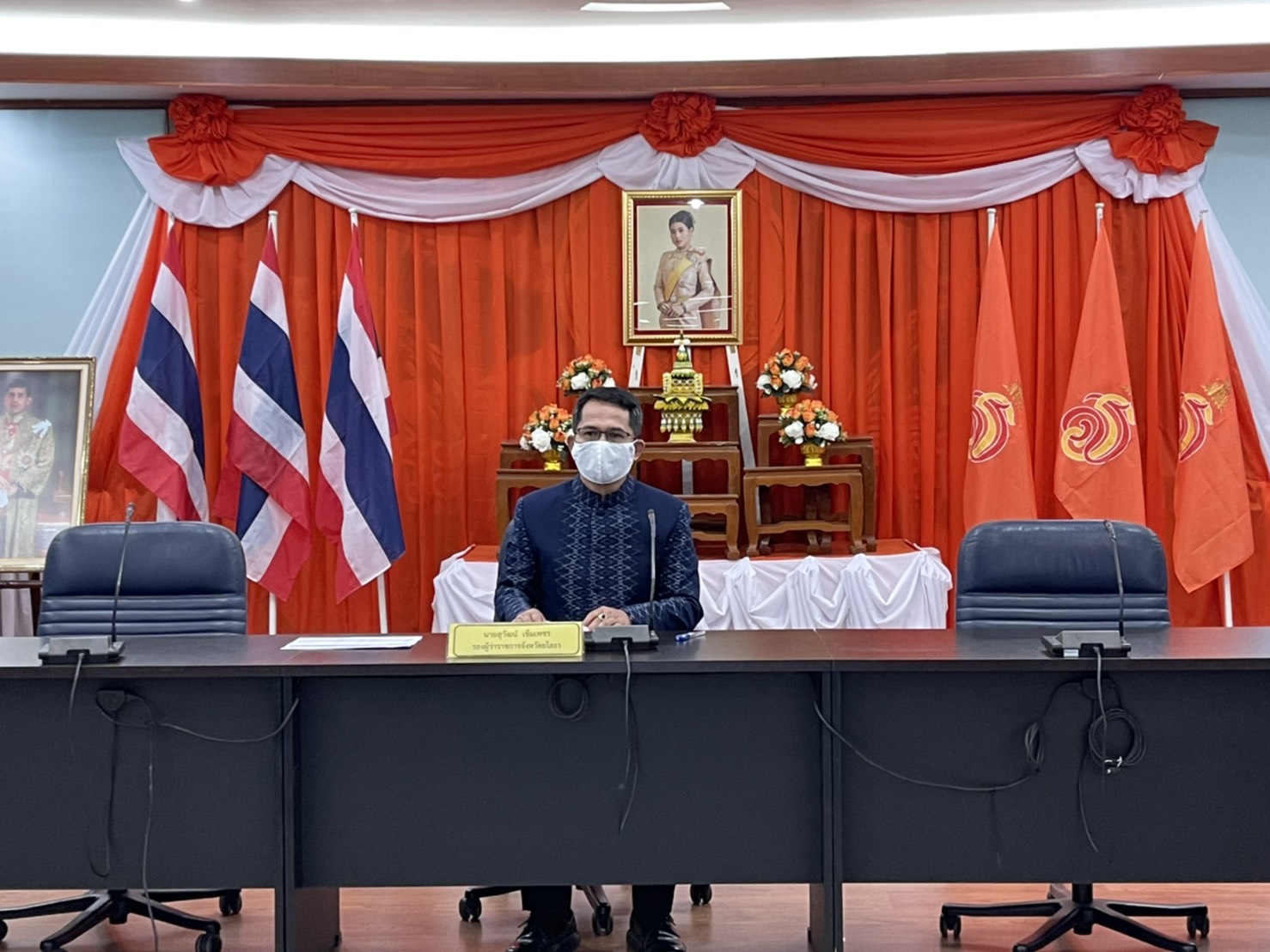 พช.ยโสธร ร่วมประชุมและชี้แจงผลการเร่งรัดติดตาม การใช้จ่ายเงินงบประมาณรายจ่าย ปี 2564