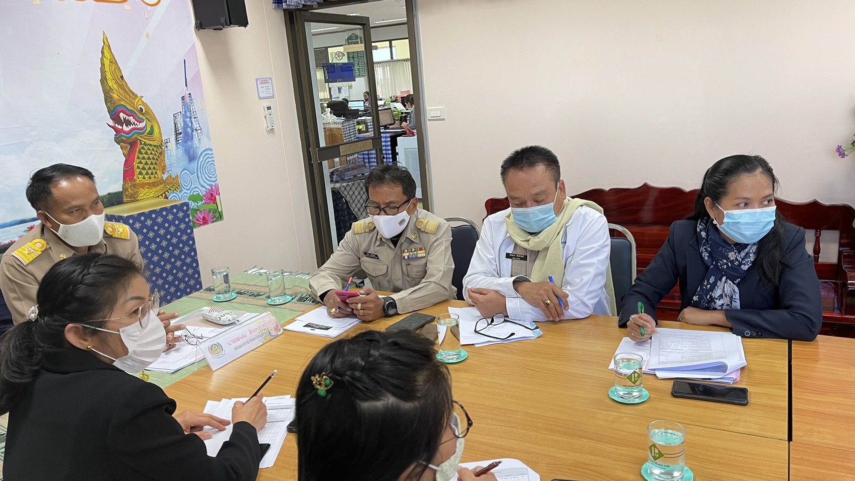 พช.ยโสธร ร่วมกับ สนง.คลังจ.ยโสธร ร่วมปรึกษาหารือแนวทาง การพัฒนาผู้ประกอบการ OTOP และ “โคก หนอง นา โมเดล” จ.ยโสธร