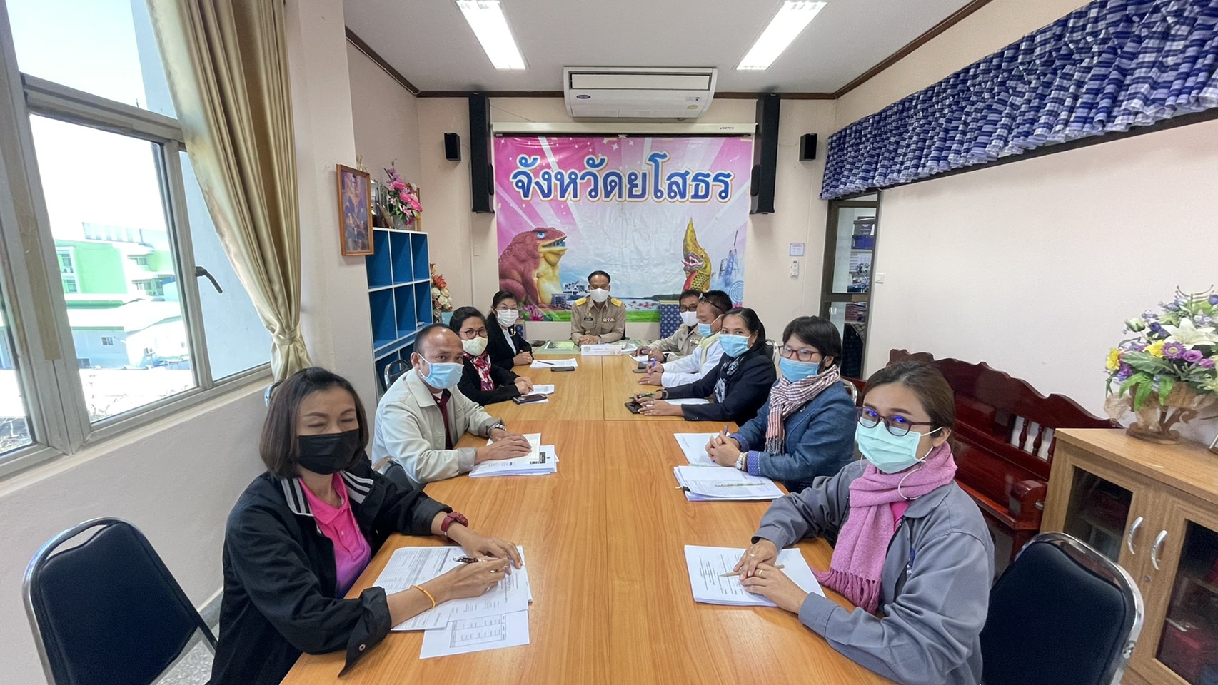 พช.ยโสธร ร่วมกับ สนง.คลังจ.ยโสธร ร่วมปรึกษาหารือแนวทาง การพัฒนาผู้ประกอบการ OTOP และ “โคก หนอง นา โมเดล” จ.ยโสธร