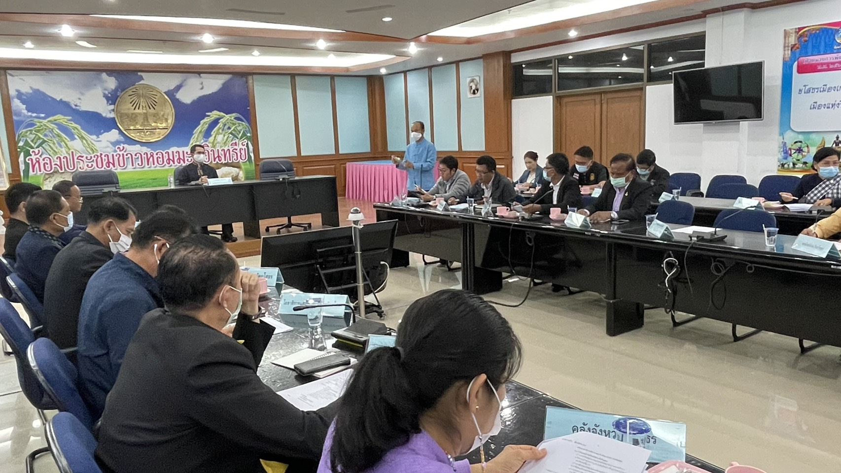 พช.ยโสธร ร่วมประชุมหารือแนวทางการจัดงาน  250 ปี เมืองเก่าสิงห์ท่า