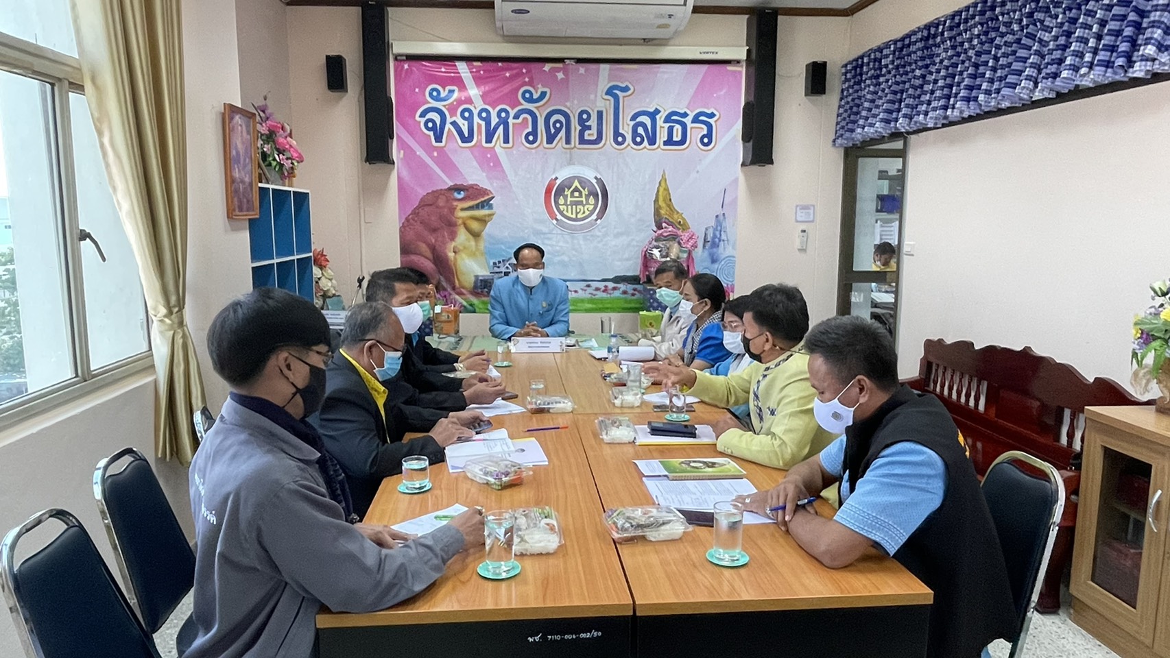 พช.ยโสธร ประชุมคณะผู้บริหารสำนักงานพัฒนาชุมชนจังหวัดยโสธร