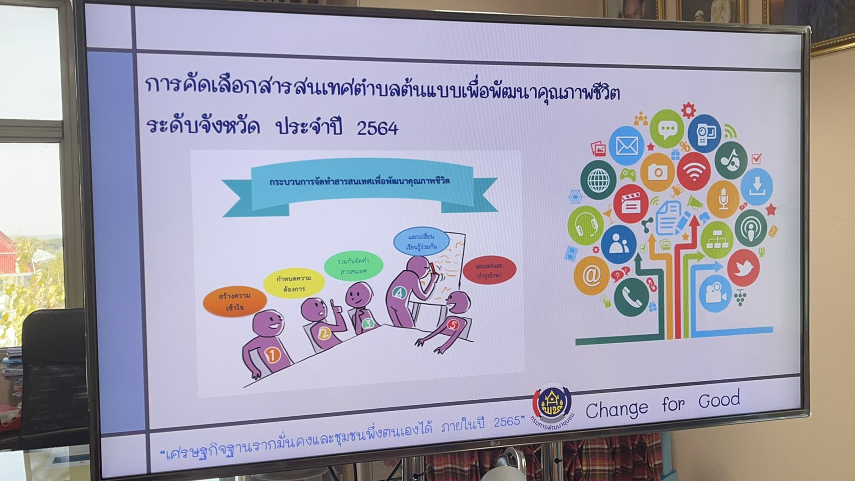 พช.ยโสธร ประชุมคัดเลือกสารสนเทศตำบลต้นแบบ เพื่อพัฒนาคุณภาพชีวิตระดับจังหวัด ประจำปี 2564