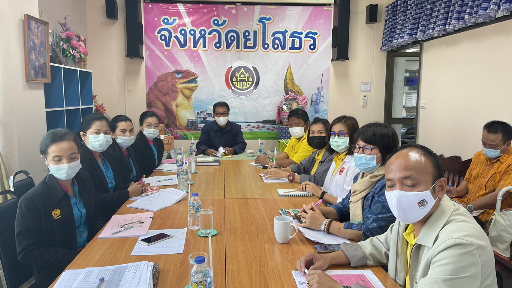 พช.ยโสธร ร่วมประชุมเร่งรัดติดตามการใช้จ่ายงบประมาณรายจ่าย  ประจำปีงบประมาณ พ.ศ. 2564