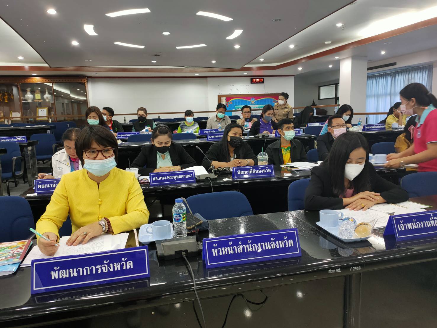 พช.ยโสธร ร่วมประชุมและชี้แจงผลการเร่งรัดติดตามการใช้จ่ายเงินงบประมาณรายจ่าย ประจำปี 2564