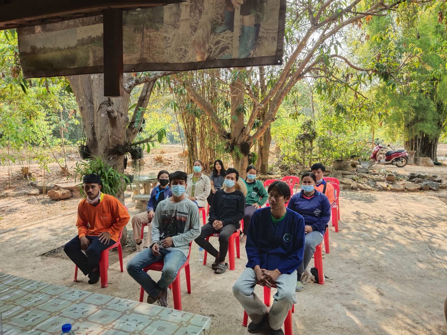 พช.ยโสธร ติดตามการดำเนินงานโครงการพัฒนาพื้นที่ต้นแบบ การพัฒนาคุณภาพชีวิตตามหลักทฤษฎีใหม่ ประยุกต์สู่ “โคก หนอง นา โมเดล” อำเภอมหาชนะชัย