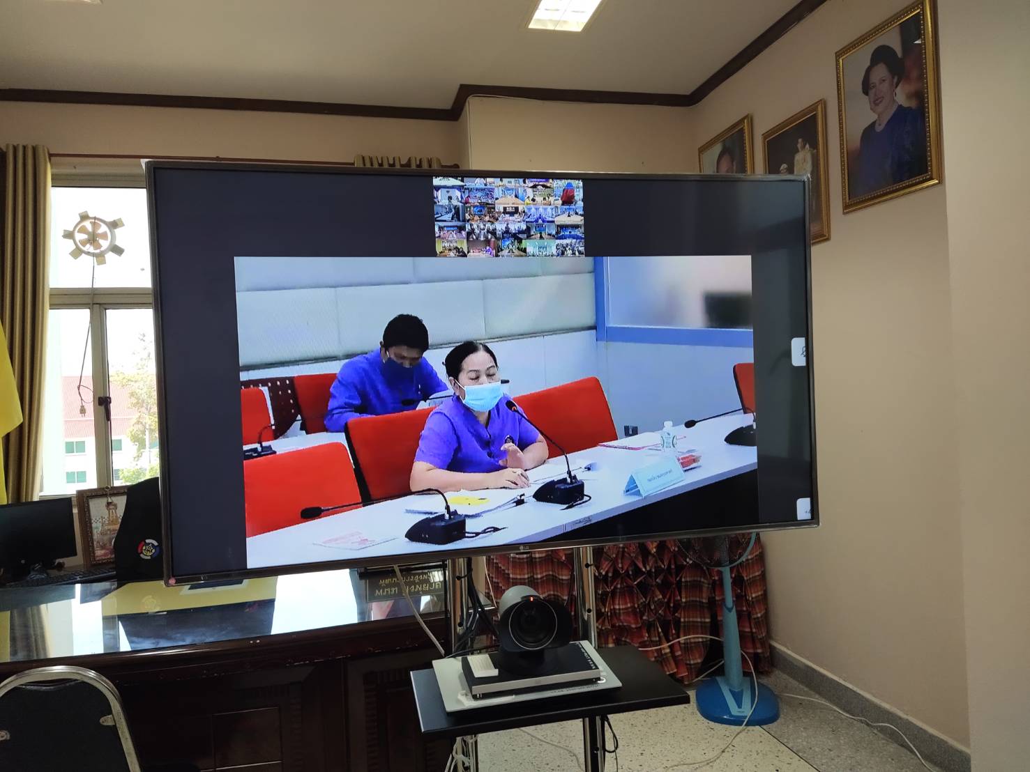 พช.ยโสธร ร่วมประชุมชี้แจง เร่งรัด กำกับ ติดตาม การดำเนินงาน กองทุนพัฒนาบทบาทสตรี ผ่านระบบ Video conference