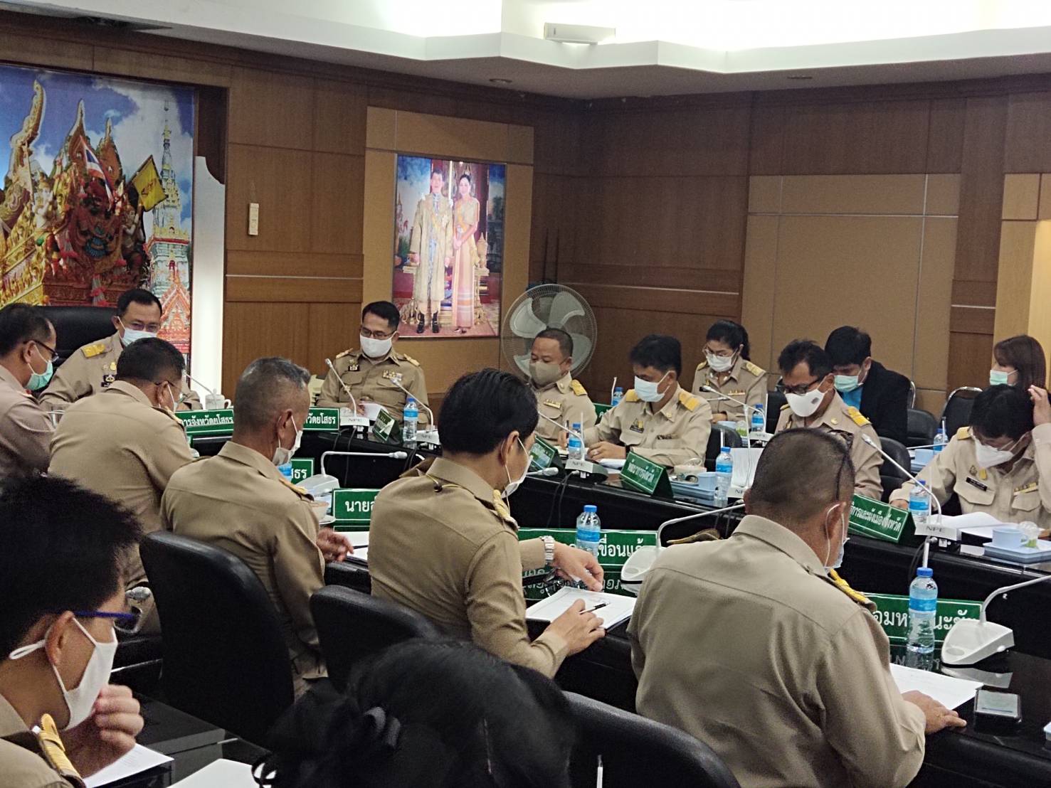 พช.ยโสธร ประชุมหัวหน้าส่วนราชการ หัวหน้าหน่วยงานรัฐวิสาหกิจ  ในสังกัดกระทรวงมหาดไทย และนายอำเภอ ประจำเดือน กุมภาพันธ์ 2564