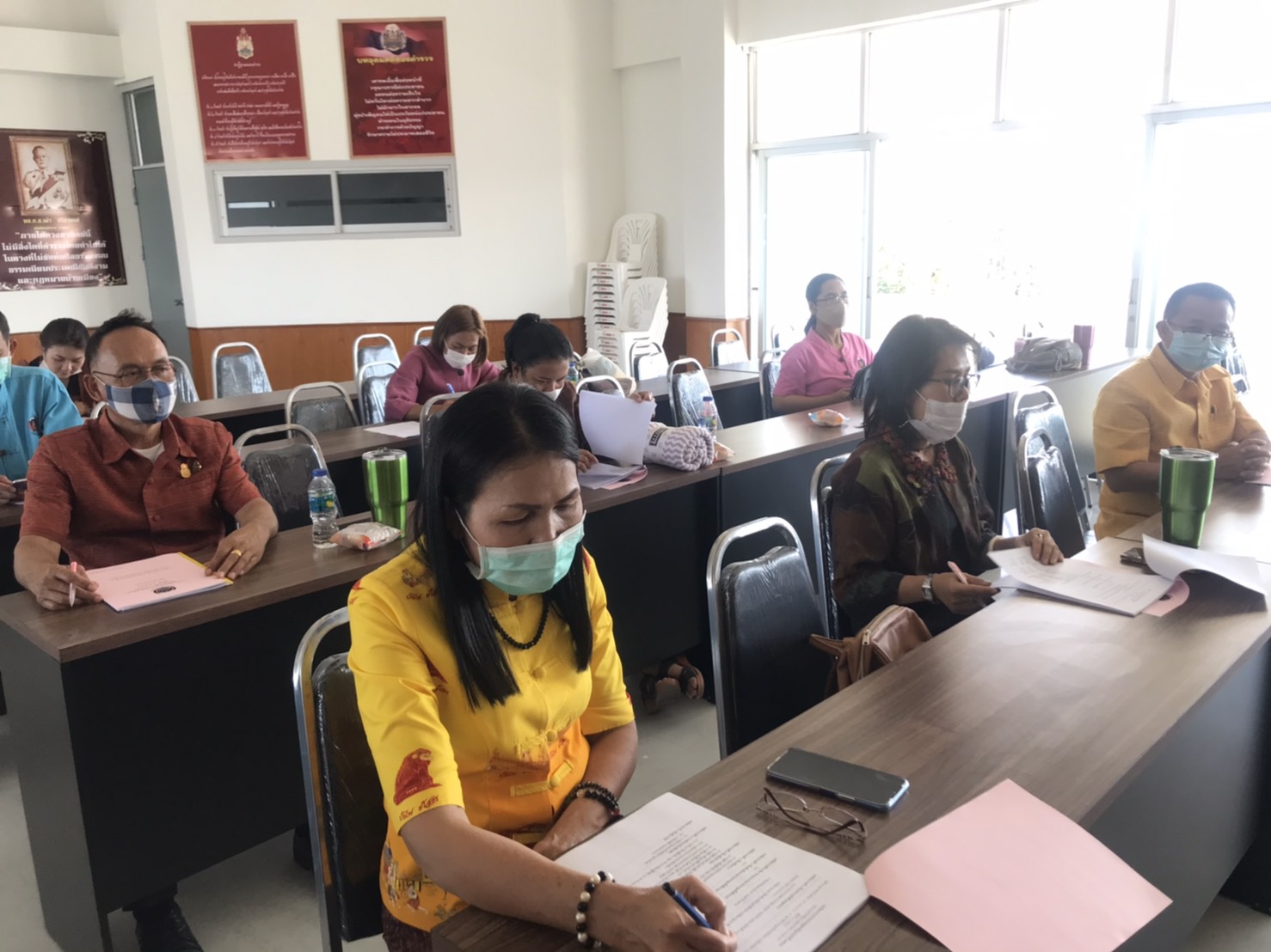 พช.ยโสธร ประชุมสามัญประจำปี 2563 กลุ่มออมทรัพย์พัฒนาชุมชนยโสธร ครั้งที่ 1/2564