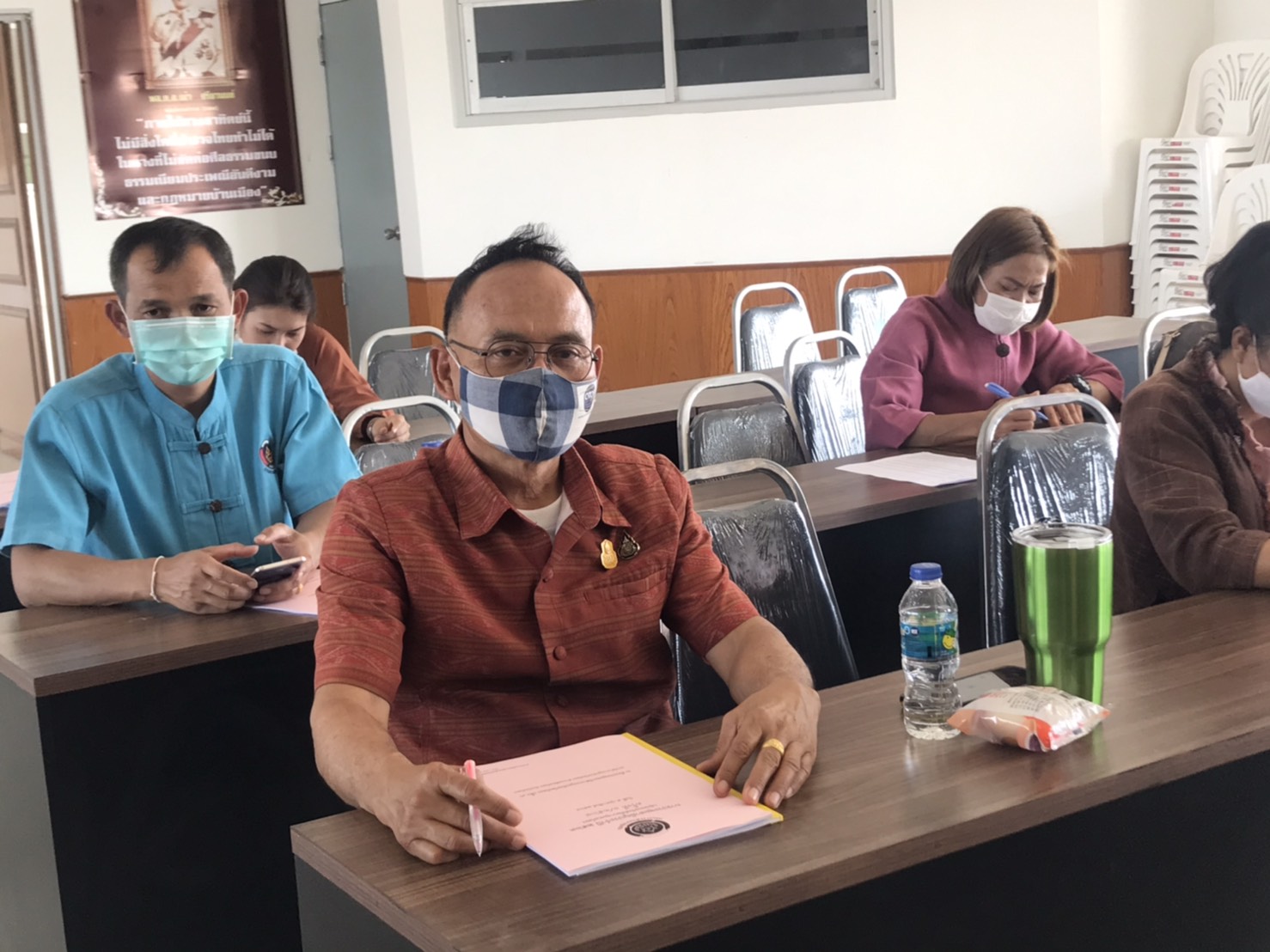 พช.ยโสธร ประชุมสามัญประจำปี 2563 กลุ่มออมทรัพย์พัฒนาชุมชนยโสธร ครั้งที่ 1/2564