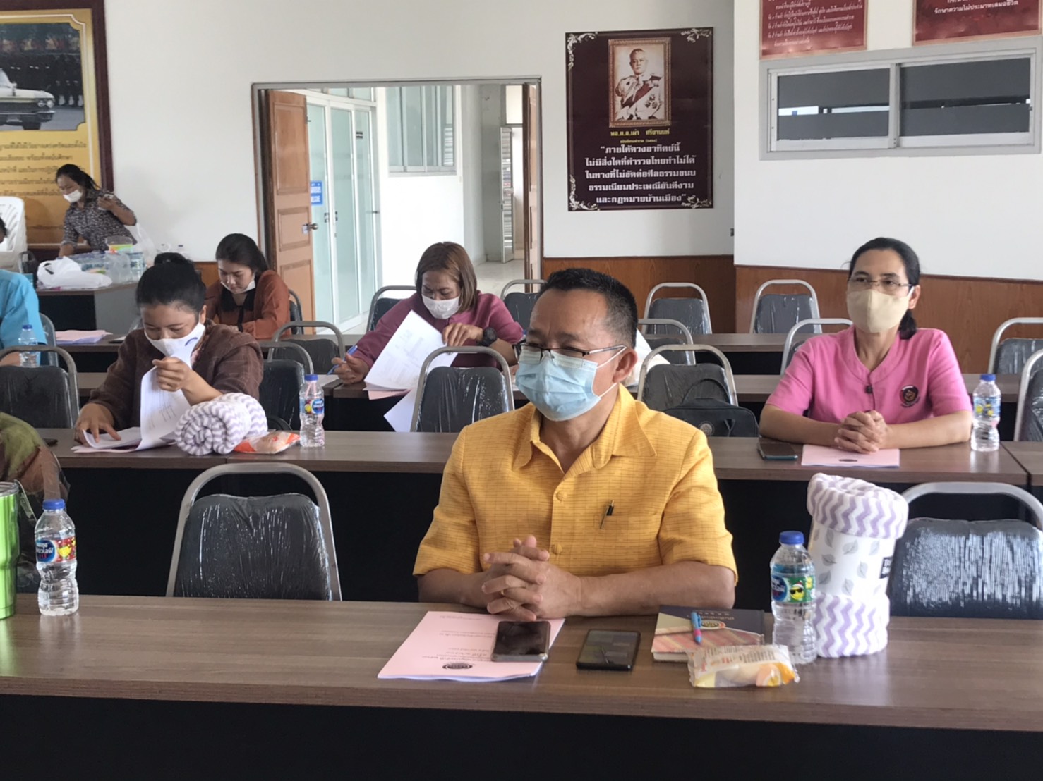 พช.ยโสธร ประชุมสามัญประจำปี 2563 กลุ่มออมทรัพย์พัฒนาชุมชนยโสธร ครั้งที่ 1/2564