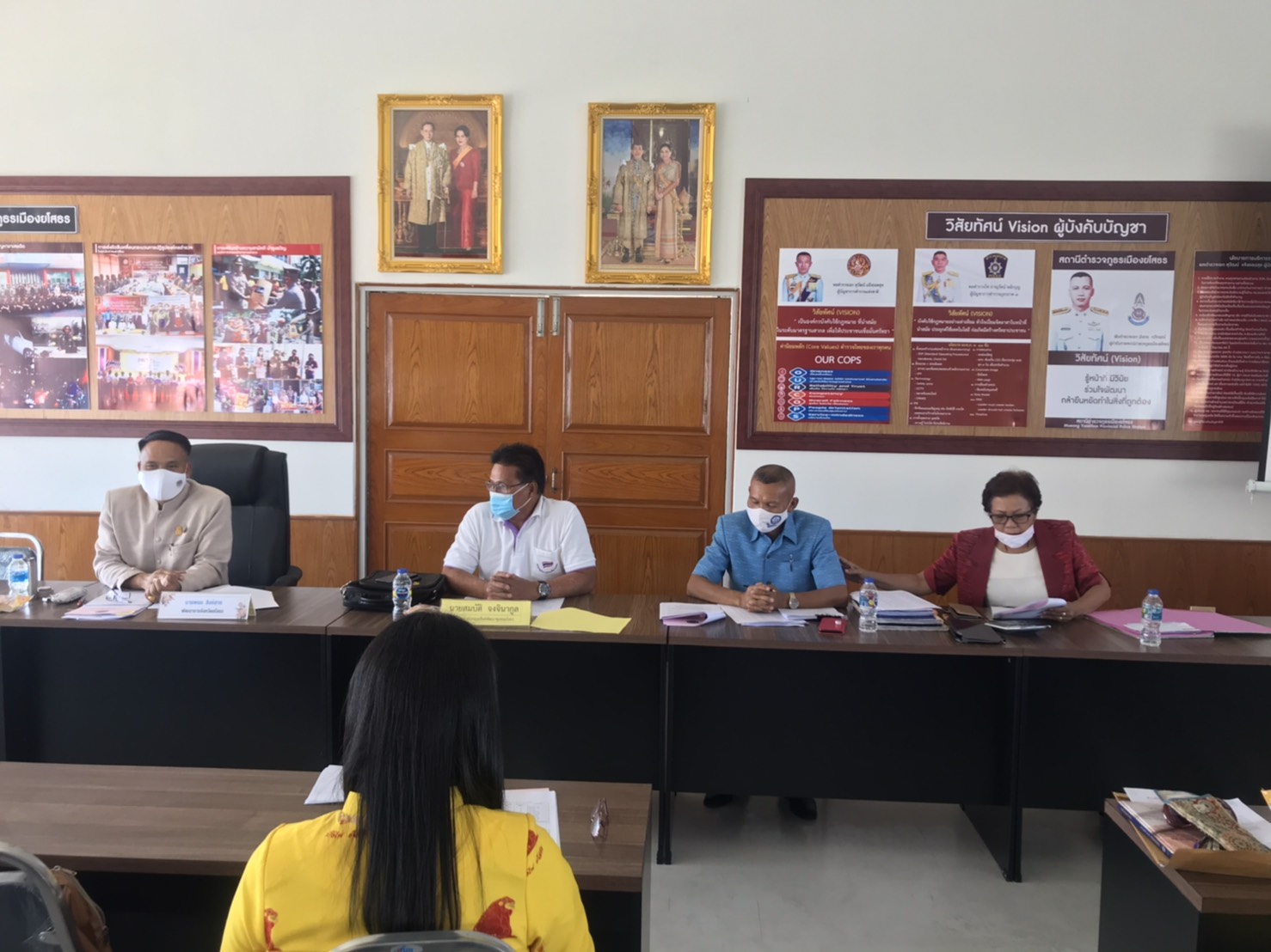 พช.ยโสธร ประชุมสามัญประจำปี 2563 กลุ่มออมทรัพย์พัฒนาชุมชนยโสธร ครั้งที่ 1/2564