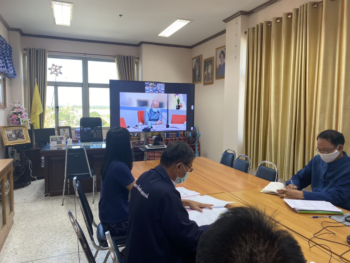  พช.ยโสธร เสริมทัพนักประชาสัมพันธ์ด้วยการฝึกอบรมการเขียนข่าว เพื่อเสริมสร้างภาพลักษณ์กรมการพัฒนาชุมชน ผ่านระบบวีดิทัศน์ทางไกล (Video Conference)