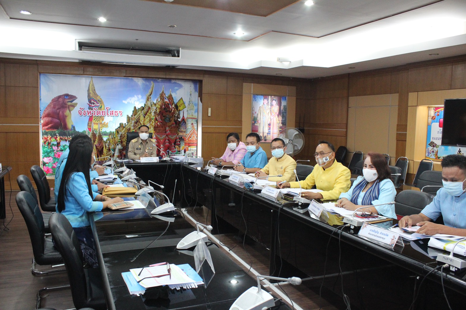 พช.ยโสธร พช.ยโสธร ประชุมผู้บริหารสำนักงานพัฒนาชุมชน จังหวัดยโสธร  ครั้งที่ 2 /2564 ประจำเดือนกุมภาพันธ์ 2564