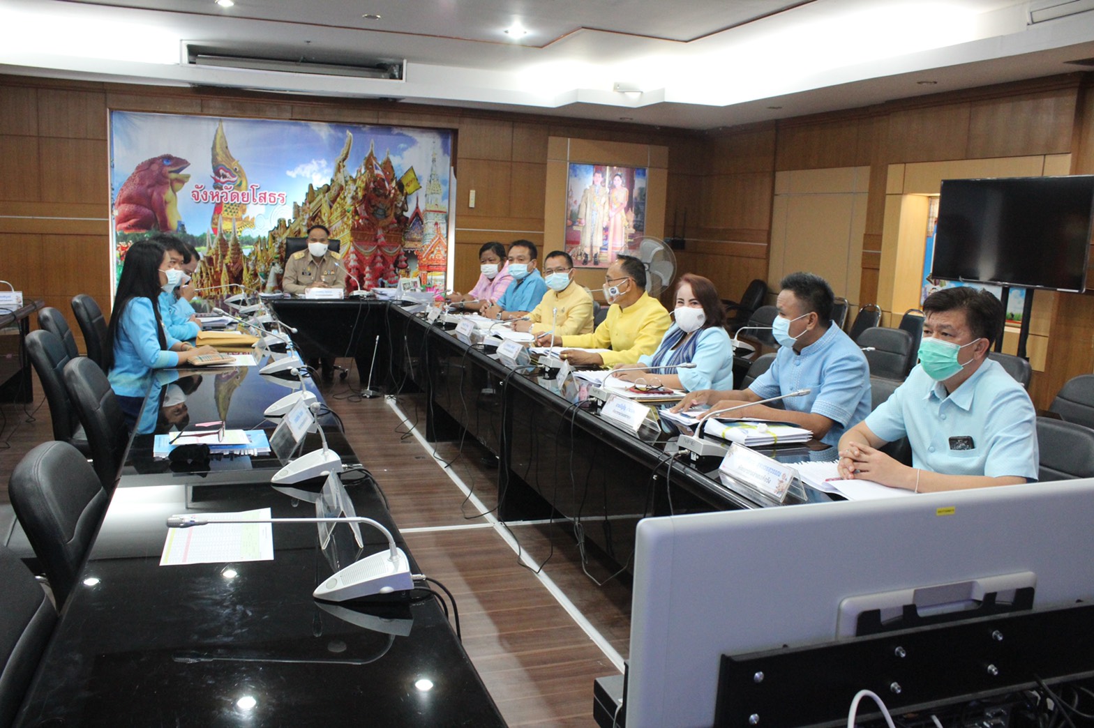 พช.ยโสธร พช.ยโสธร ประชุมผู้บริหารสำนักงานพัฒนาชุมชน จังหวัดยโสธร  ครั้งที่ 2 /2564 ประจำเดือนกุมภาพันธ์ 2564