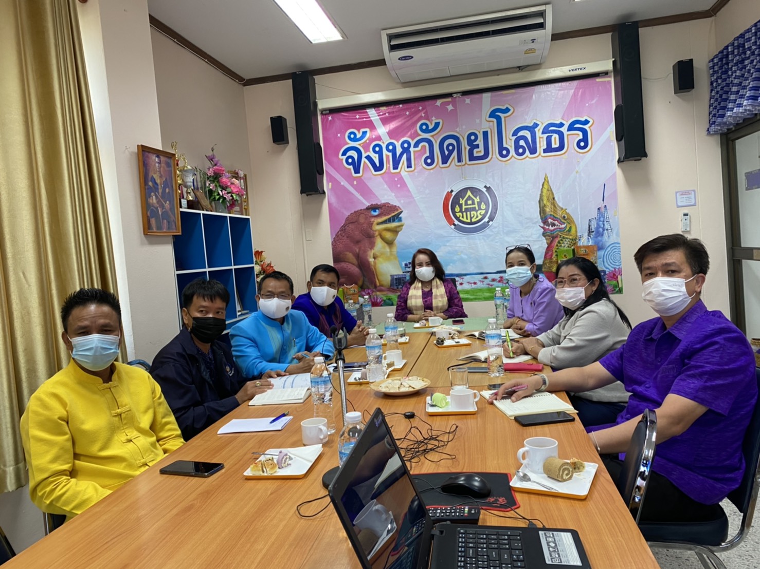 พัฒนาการอำเภอ จ.ยโสธร เพิ่มศักยภาพตามหลักสูตรเสริมสมรรถนะพัฒนาการอำเภอ ประจำปีงบประมาณ 2564