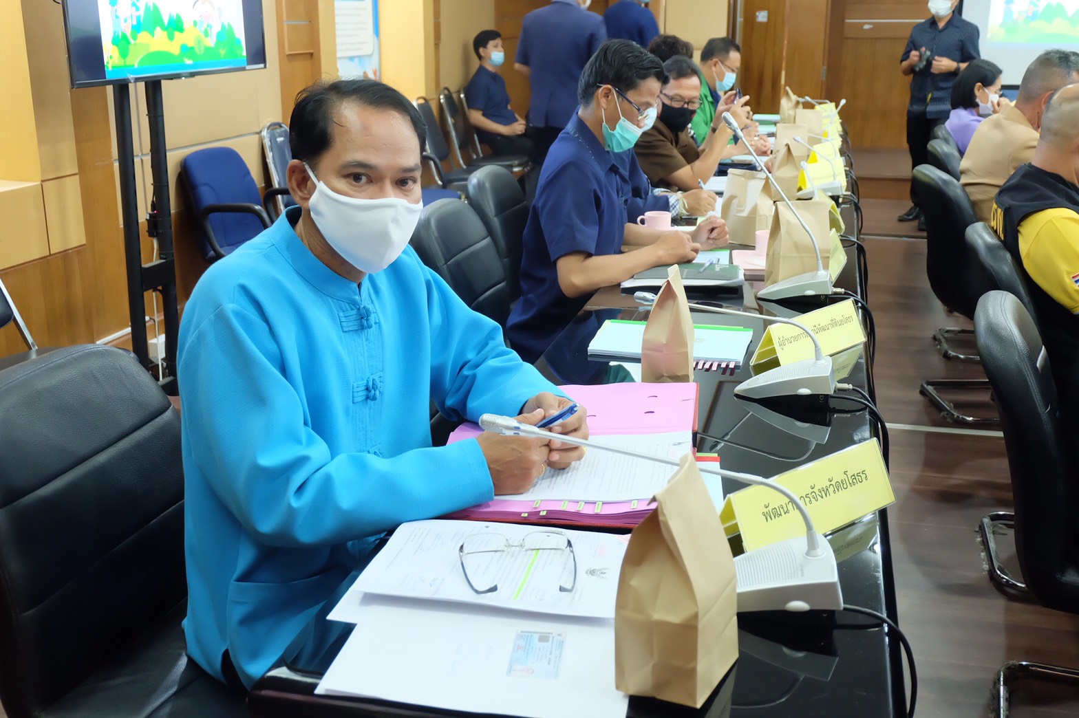 พช.ยโสธร ร่วมประชุมคณะอนุกรรมการนโยบายที่ดินจังหวัด (คทช.จังหวัด)