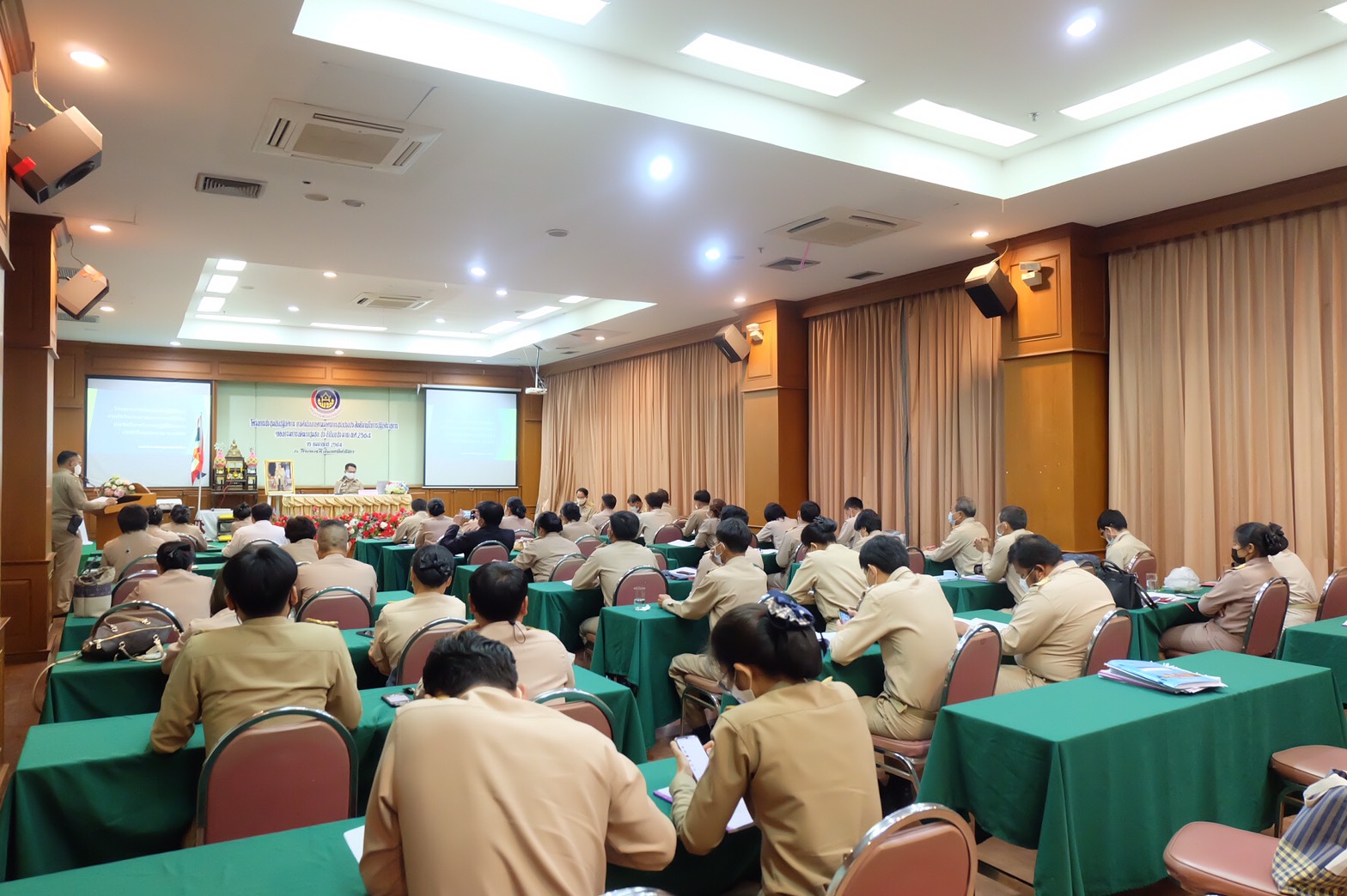 พช.ยโสธร ประชุมเชิงปฏิบัติการ การดำเนินงานตามมาตรการปรับปรุงประสิทธิภาพในการปฏิบัติราชการของกรมการพัฒนาชุมชน ประจำปีงบประมาณ พ.ศ. 2564