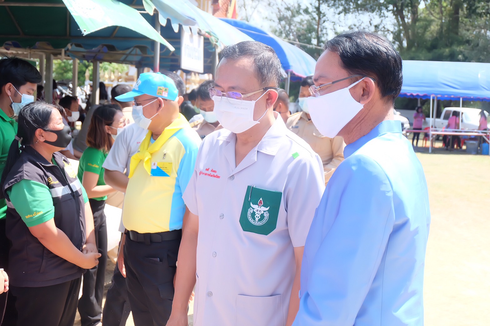 พช.ยโสธร ร่วมกิจกรรมหน่วยแพทย์อาสาสมเด็จพระศรีนครินทราบรมราชชนนี (พอ.สว.)                           ร่วมกับ โครงการจังหวัดเคลื่อนที่ “เพิ่มรอยยิ้ม เติมความสุข ให้คนยโสธร” ครั้งที่ 5 ประจำปีงบประมาณ พ.ศ. 2564 จังหวัดยโสธร