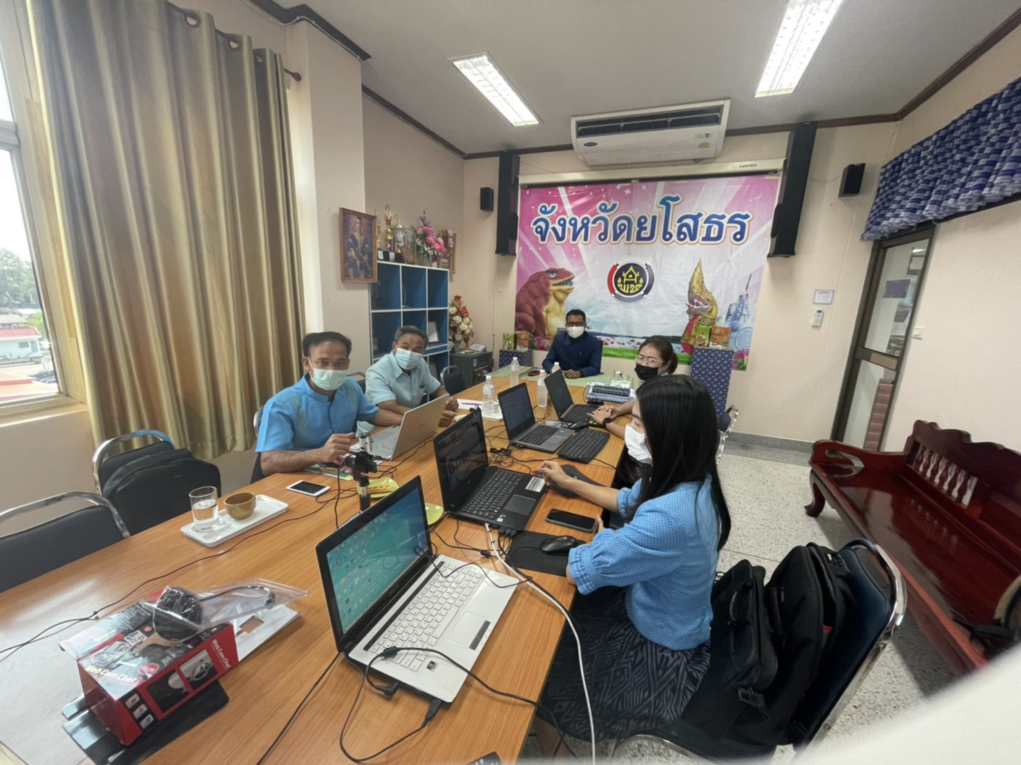 พช.ยโสธร…ร่วมอบรมโครงการตลาดนัดความรู้งานพัฒนาชุมชน (KM Market) ประจำปีงบประมาณ พ.ศ. 2564
