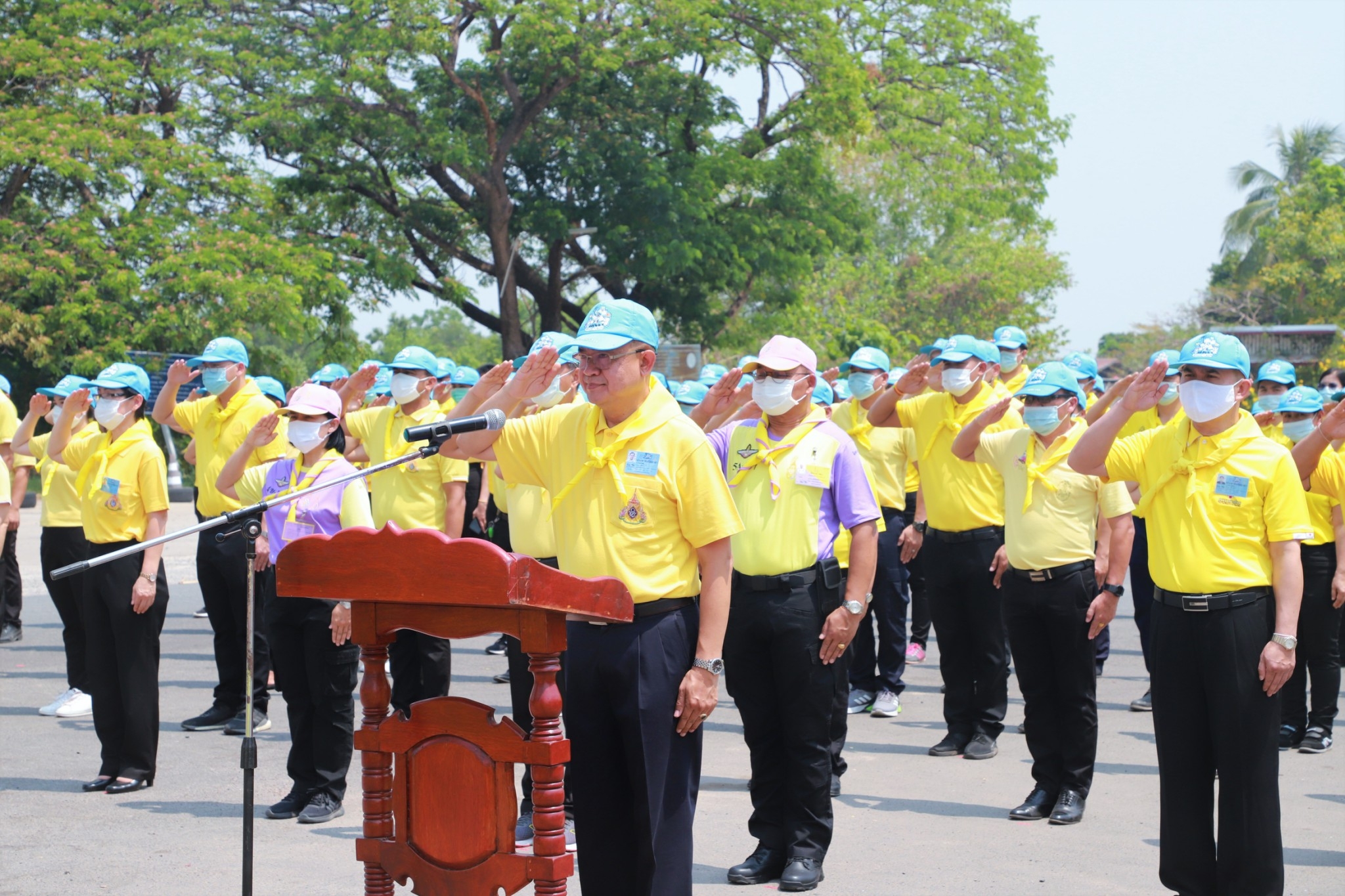 พช.ยโสธรร่วมรัฐพิธี “วันที่ระลึกพระบาทสมเด็จพระนั่งเกล้าเจ้าอยู่หัว พระมหาเจษฎาราชเจ้า” ประจำปี 2564 และร่วมกิจกรรมจิตอาสาพัฒนา เนื่องในวันที่ระลึกพระบาทสมเด็จพระนั่งเกล้าเจ้าอยู่หัว