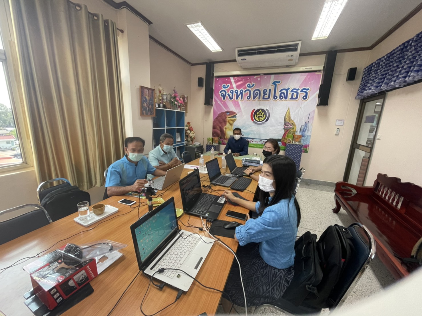 พช.ยโสธร…ร่วมอบรมโครงการตลาดนัดความรู้งานพัฒนาชุมชน (KM Market) ประจำปีงบประมาณ พ.ศ. 2564