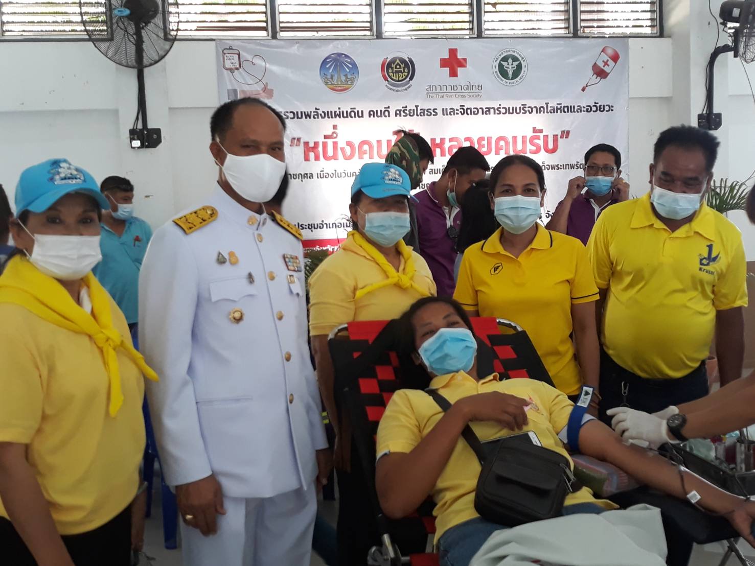 พช. ยโสธร เป็นเจ้าภาพร่วมโครงการรวมพลังแผ่นดิน คนดี ศรียโสธร และจิตอาสาร่วมบริจาคโลหิตและอวัยวะ “หนึ่งคนให้  	หลายคนรับ” ถวายเป็นพระราชกุศล เนื่องในวันคล้ายวันพระราชสมภพ สมเด็จพระกนิษฐาธิราชเจ้ากรมสมเด็จพระเทพรัตนราชสุดาฯ สยามบรมราชกุมารี ประจำปี 2564