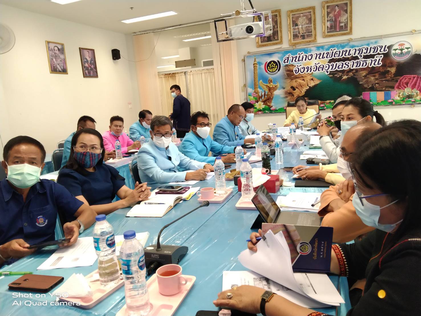 พช.ยโสธร ร่วมประชุมตรวจติดตามผลการดำเนินงานของหน่วยรับตรวจรายไตรมาส ครั้งที่ 2/2564 เขตตรวจราชการที่ 14 (จังหวัดอำนาจเจริญ ศรีสะเกษ ยโสธร และอุบลราชธานี) (จังหวัดอำนาจเจริญ ศรีสะเกษ ยโสธร และอุบลราชธานี)