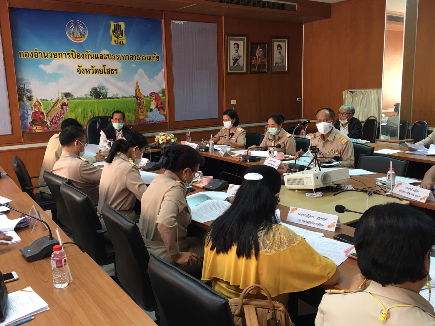 พช.ยโสธร ร่วมประชุมคณะอนุกรรมการบริหารกองทุนส่งเสริม การจัดสวัสดิการสังคมจังหวัดยโสธร ครั้งที่ 2/2564