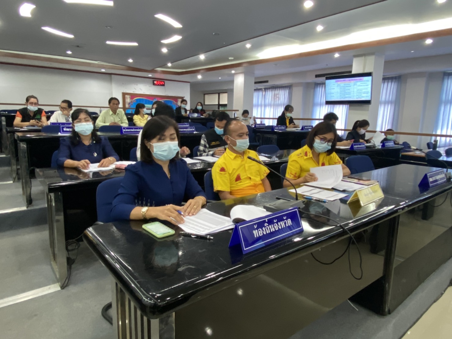 พช.ยโสธร ร่วมประชุมและชี้แจงผลการเร่งรัดติดตามการใช้จ่ายเงินงบประมาณรายจ่าย ประจำปี 2564