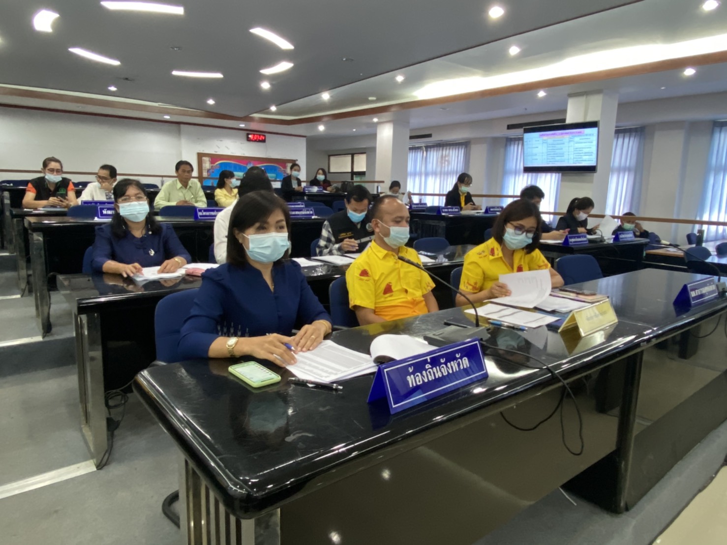 พช.ยโสธร ร่วมประชุมและชี้แจงผลการเร่งรัดติดตามการใช้จ่ายเงินงบประมาณรายจ่าย ประจำปี 2564