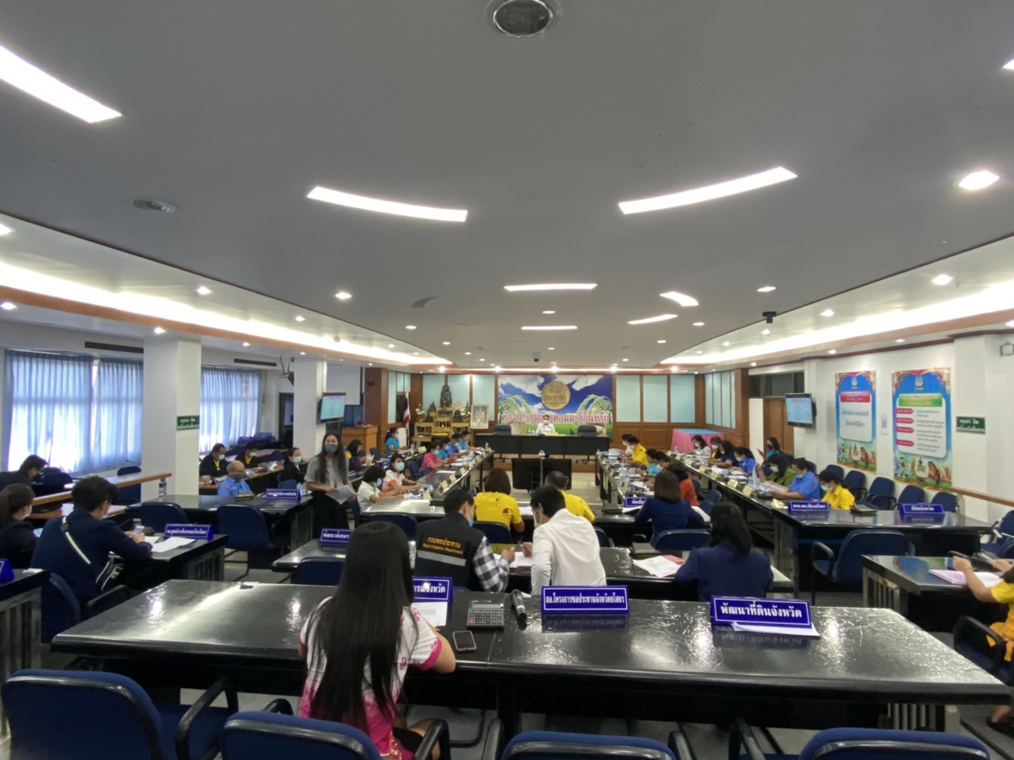 พช.ยโสธร ร่วมประชุมและชี้แจงผลการเร่งรัดติดตามการใช้จ่ายเงินงบประมาณรายจ่าย ประจำปี 2564