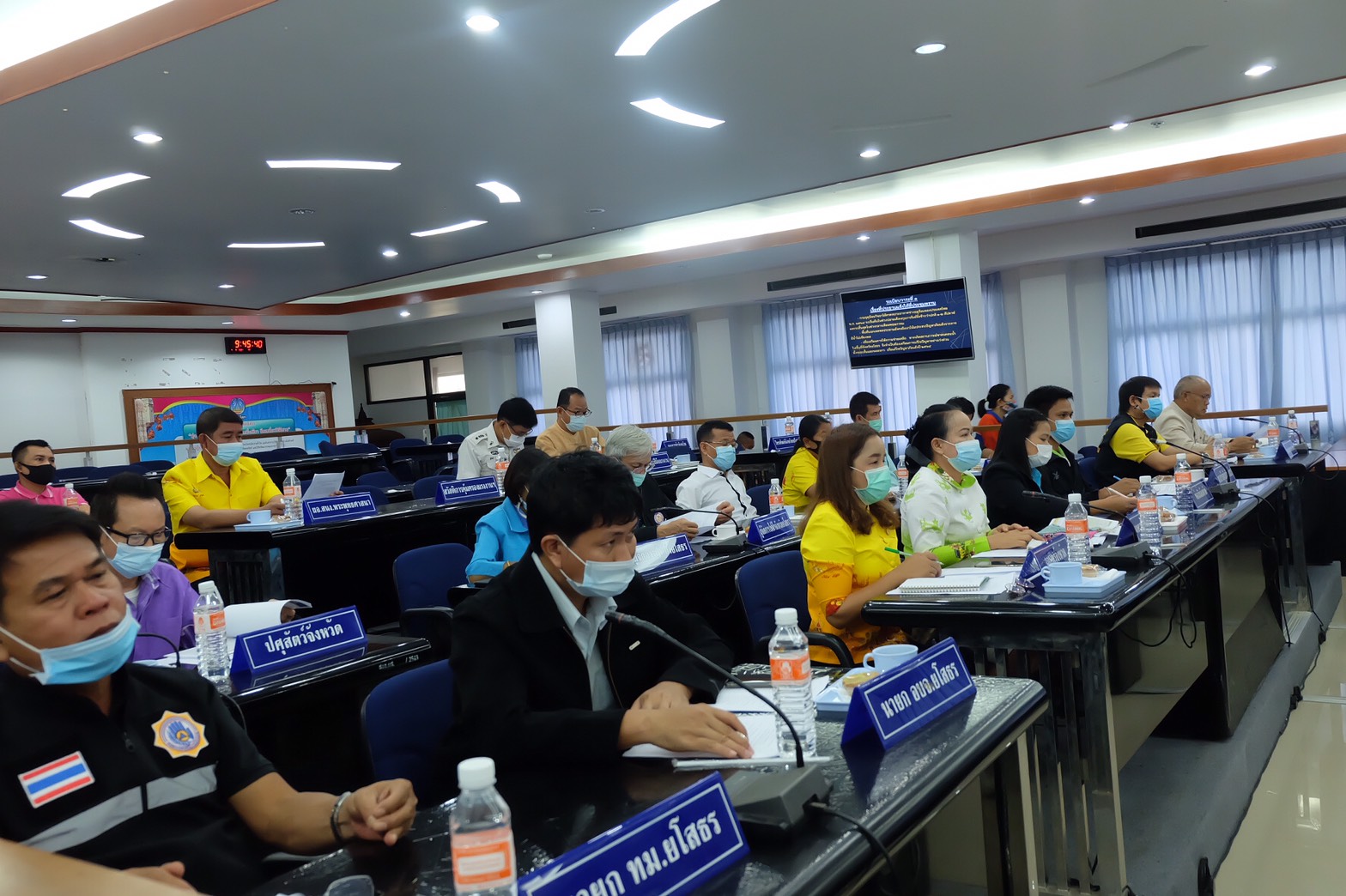 พช.ยโสธร ร่วมประชุมคณะกรรมการกองอำนวยการป้องกัน และบรรเทาสาธารณภัยจังหวัดยโสธร เพื่อเตรียมการป้องกันและ แก้ไขปัญหาภัยแล้ง ปี 2564