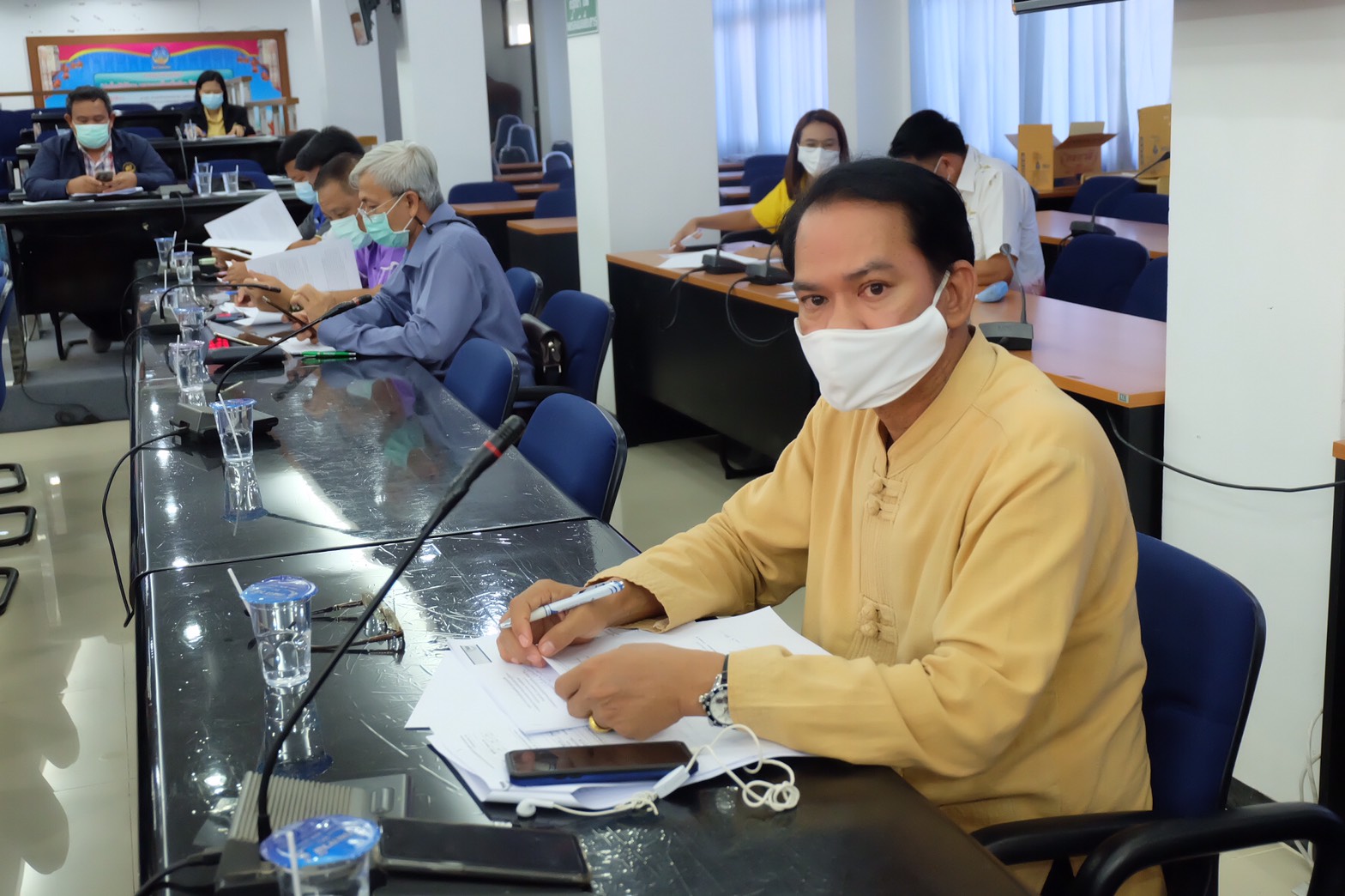 พช.ยโสธร ร่วมประชุมชี้แจงและซักซ้อมการดำเนินการตัวชี้วัดการประเมิน ส่วนราชการตามมาตรการปรับปรุงประสิทธิภาพในการปฏิบัติราชการ ประจำปีงบประมาณ พ.ศ. 2564 จังหวัดยโสธร