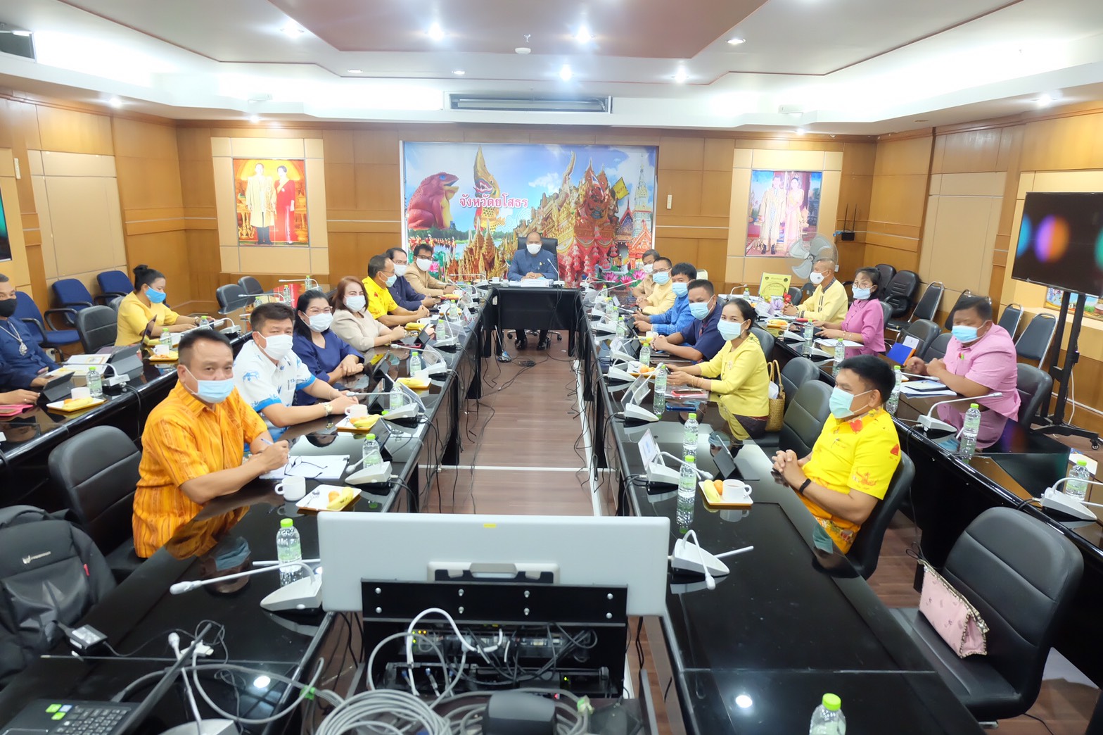 พช.ยโสธร  ประชุมผู้บริหารสำนักงานพัฒนาชุมชน จังหวัดยโสธร  ครั้งที่ 3/2564 ประจำเดือนมีนาคม 2564