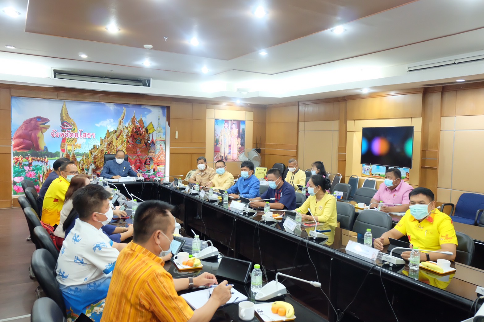 พช.ยโสธร  ประชุมผู้บริหารสำนักงานพัฒนาชุมชน จังหวัดยโสธร  ครั้งที่ 3/2564 ประจำเดือนมีนาคม 2564
