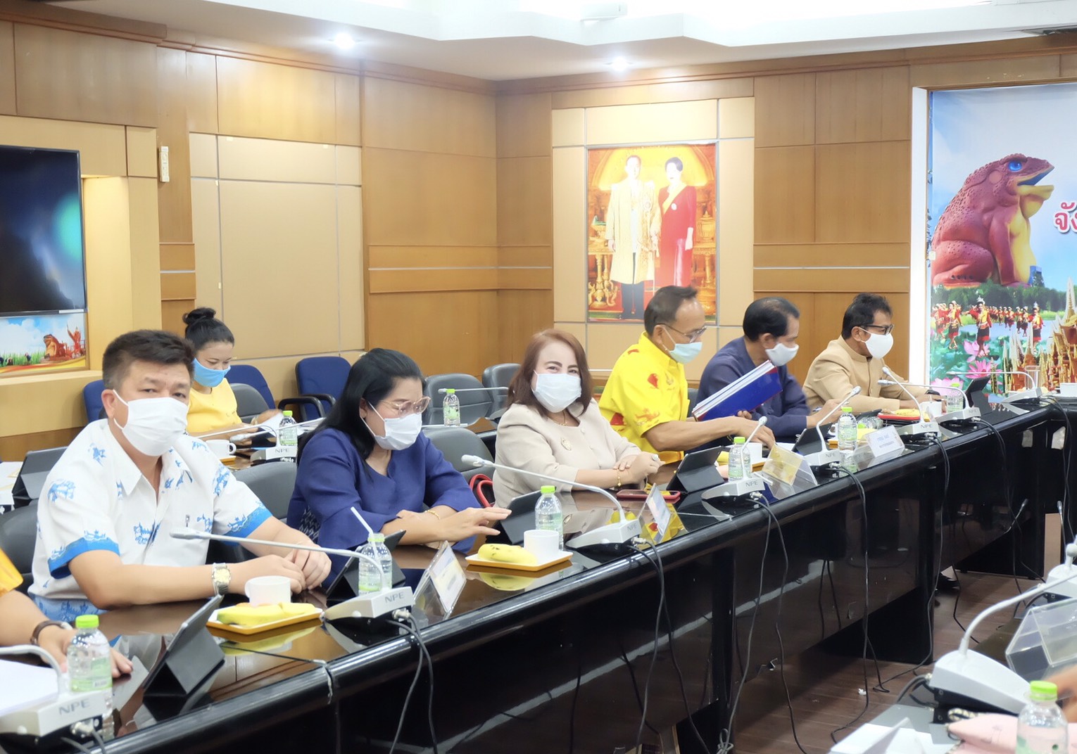 พช.ยโสธร  ประชุมผู้บริหารสำนักงานพัฒนาชุมชน จังหวัดยโสธร  ครั้งที่ 3/2564 ประจำเดือนมีนาคม 2564