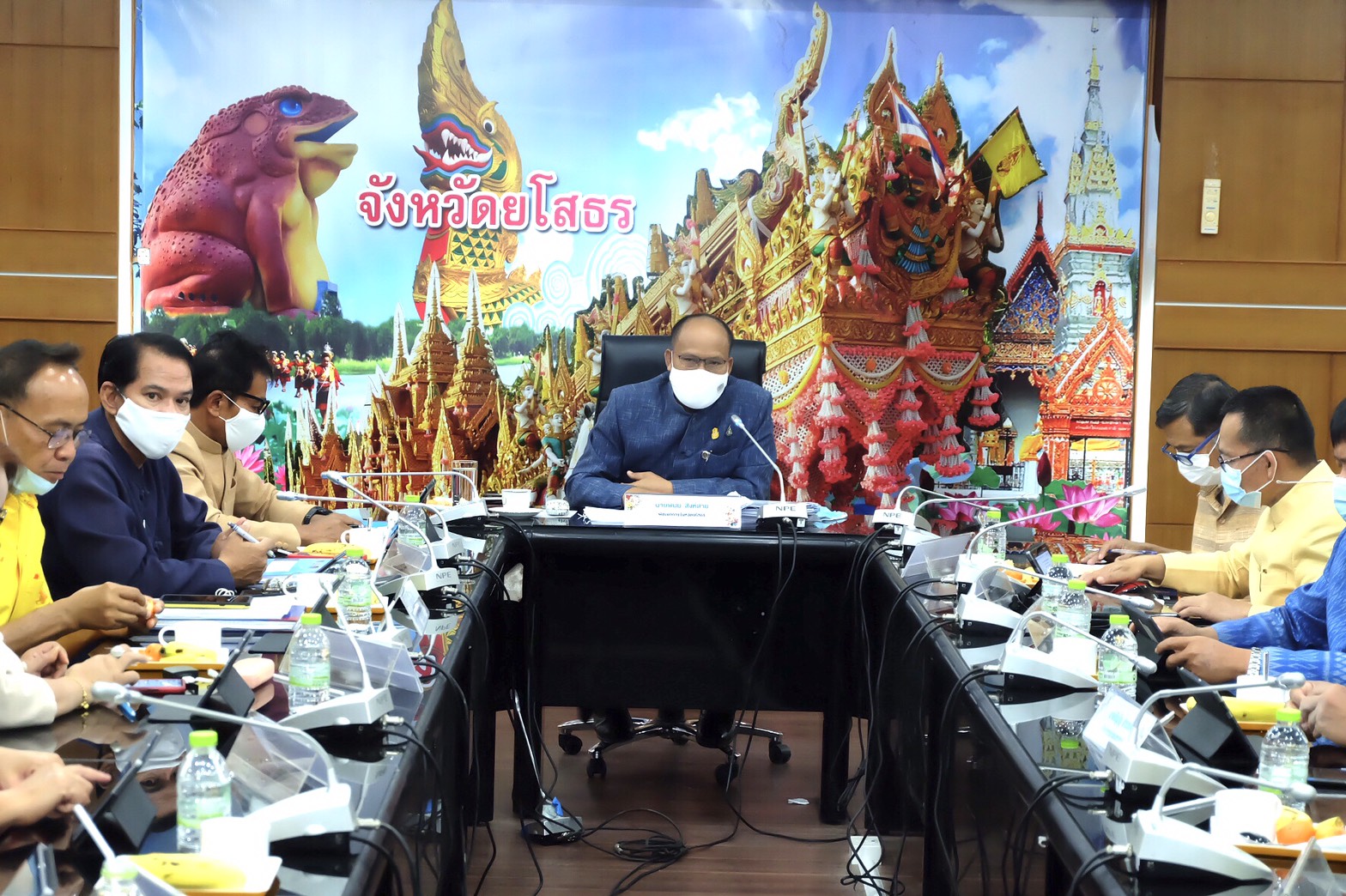 พช.ยโสธร  ประชุมผู้บริหารสำนักงานพัฒนาชุมชน จังหวัดยโสธร  ครั้งที่ 3/2564 ประจำเดือนมีนาคม 2564