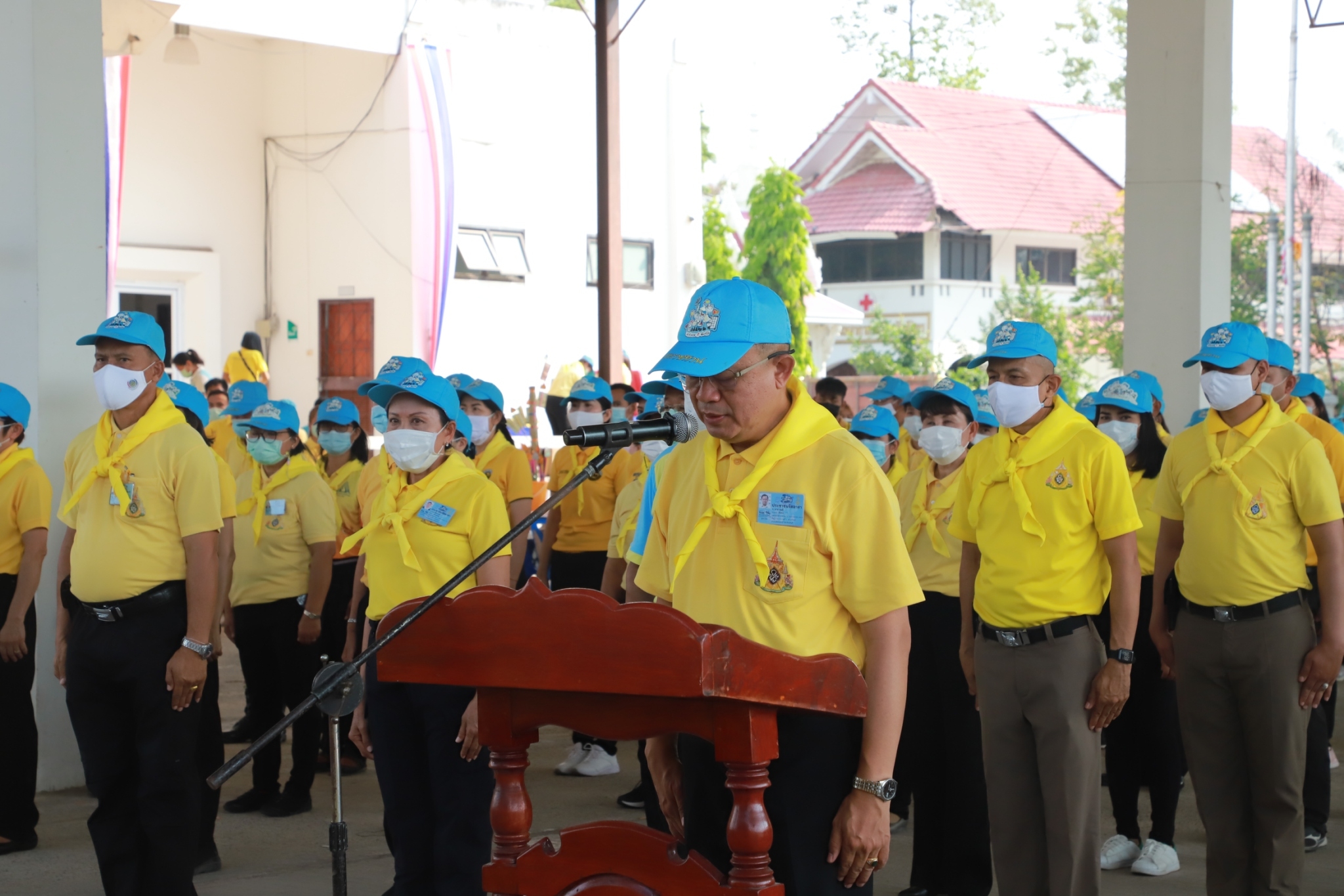 จังหวัดยโสธร ร่วมกับ พช.ยโสธร จัดกิจกรรมจิตอาสาพัฒนาเนื่องในวันคล้ายวันพระราชสมภพสมเด็จพระกนิษฐาธิราชเจ้า กรมสมเด็จพระเทพรัตนราชสุดาฯ สยามบรมราชกุมารี ในวันที่ 2 เมษายน 2564