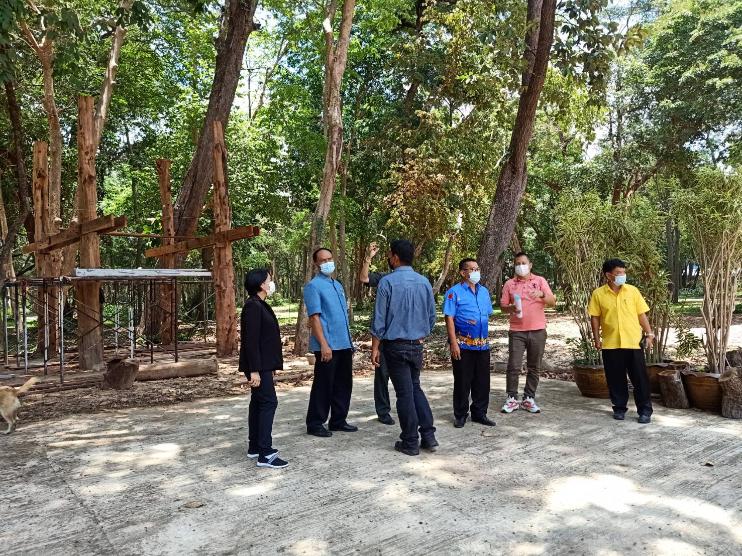 พช.ยโสธร  พัฒนาการจังหวัดยโสธรร่วมงานคัดเลือกผู้ขอรับทุนนวัตกรรมสายอาชีพชั้นสูงและปลูกต้นไม้
