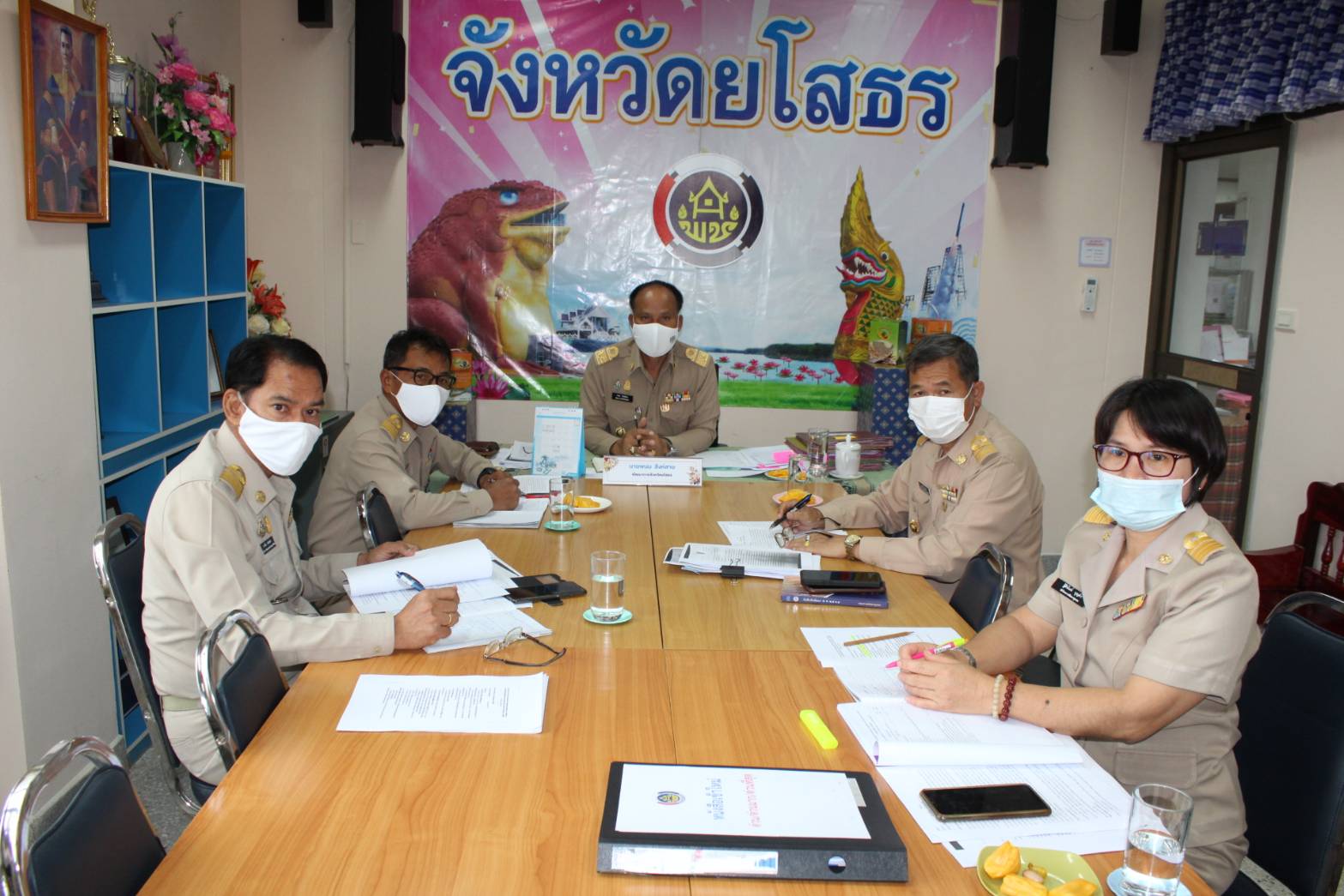 พช. ยโสธร จัดประชุม Morning Brief  ระดมสมอง เค้นไอเดีย ก่อนดำเนินงาน
