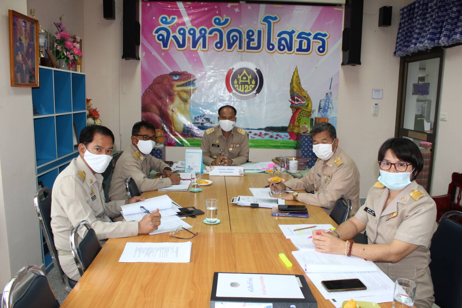 พช. ยโสธร จัดประชุม Morning Brief  ระดมสมอง เค้นไอเดีย ก่อนดำเนินงาน